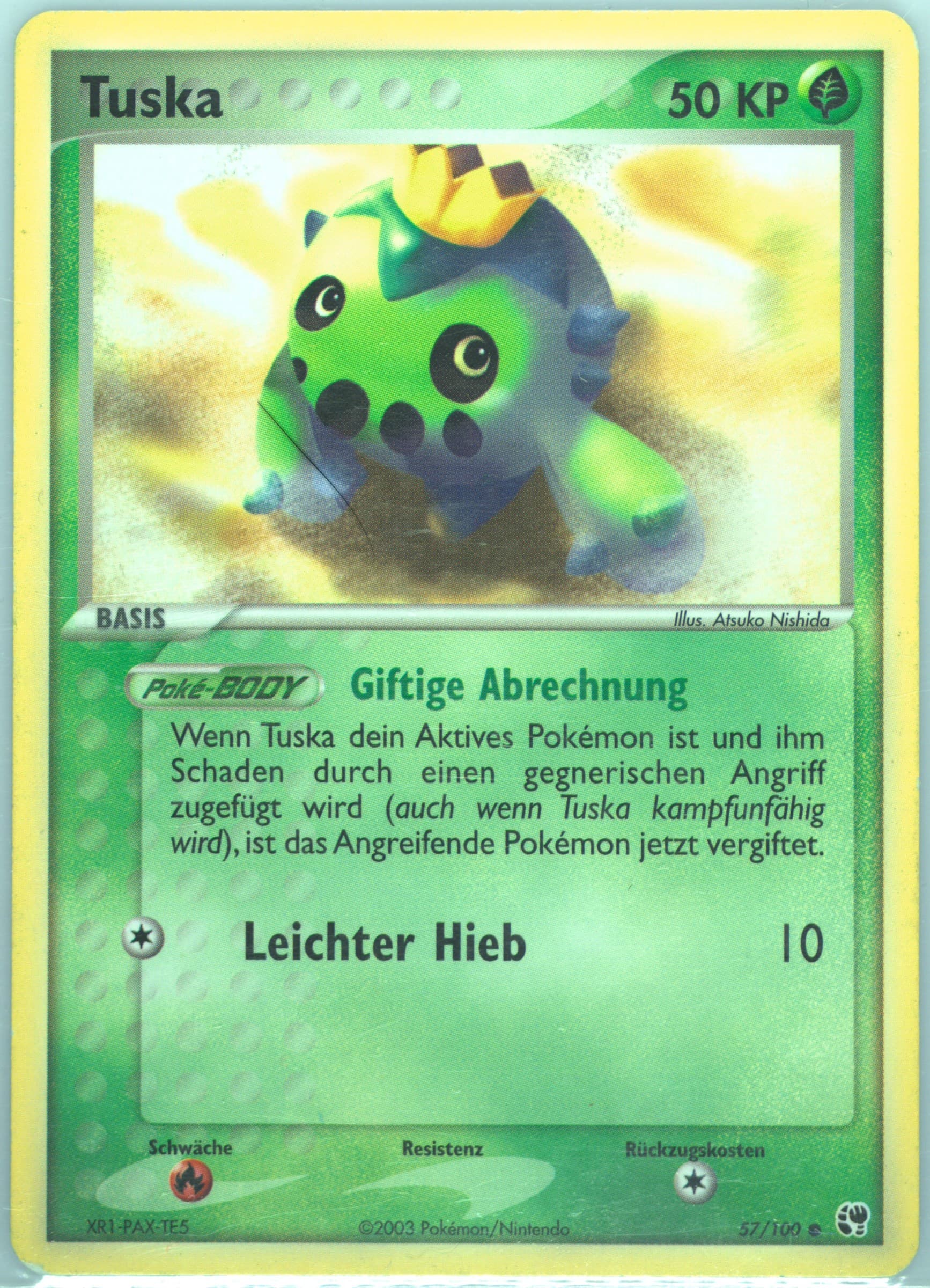 Tuska (57) 2004 Pokemon German EX Sandstorm