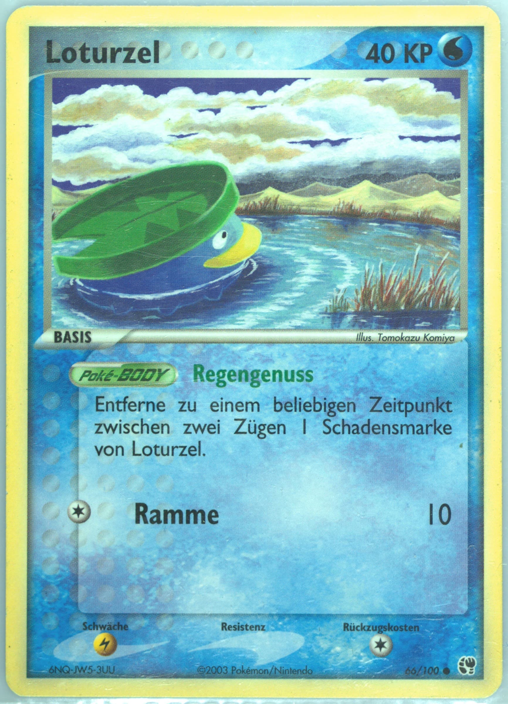 Loturzel (66) 2004 Pokemon German EX Sandstorm
