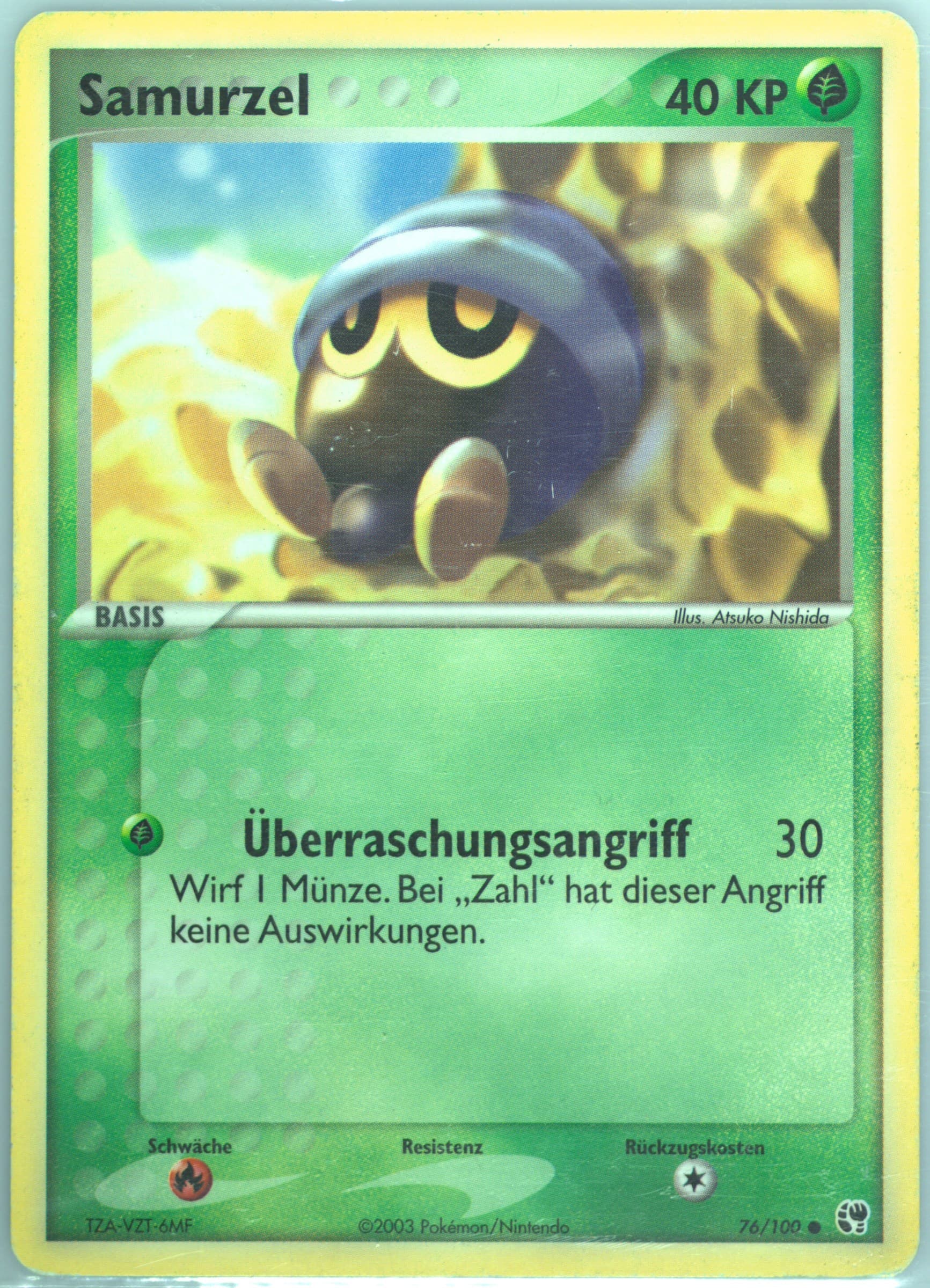 Samurzel (76) 2004 Pokemon German EX Sandstorm