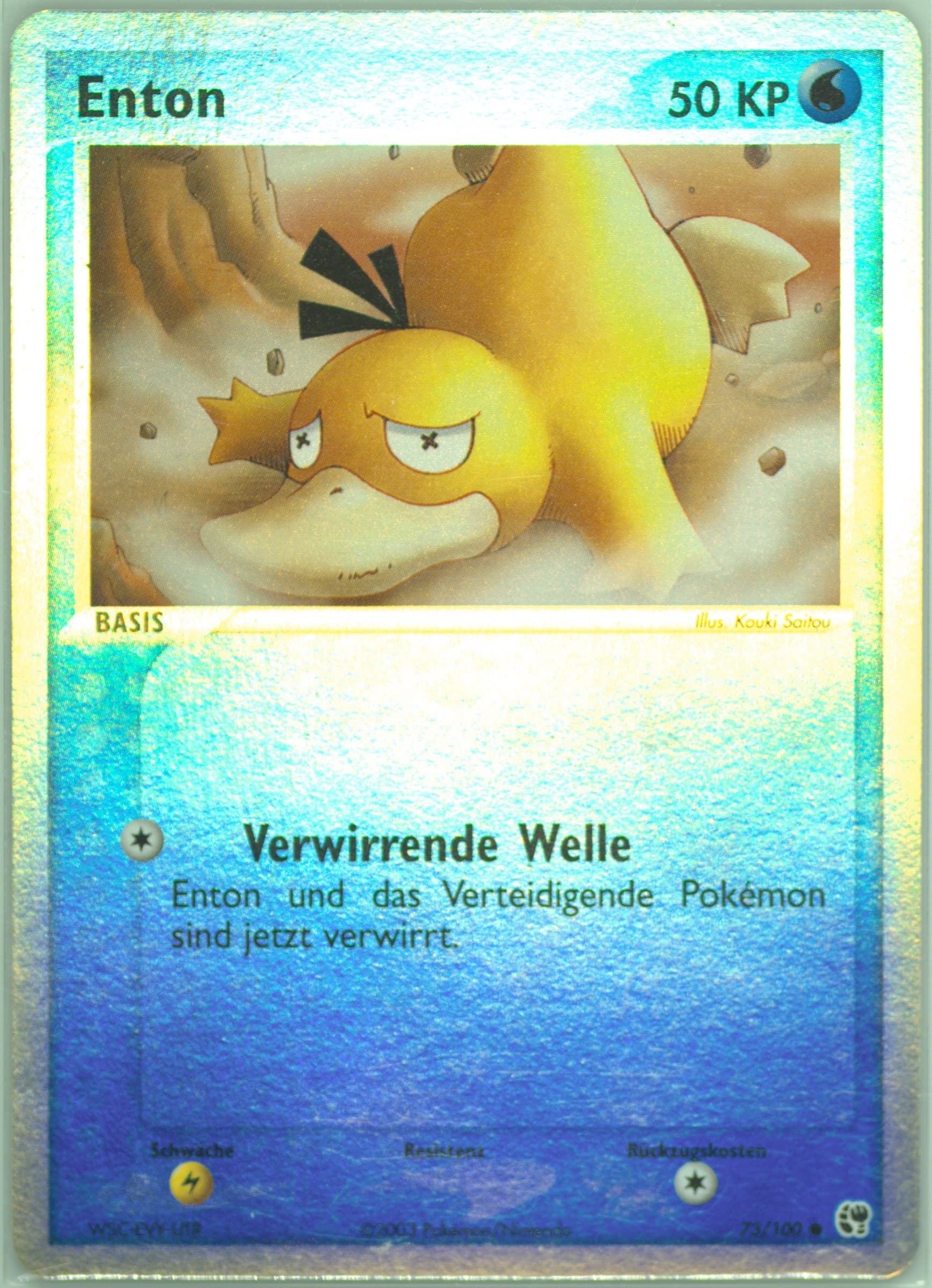 Enton-Reverse Foil (73) 2004 Pokemon German EX Sandstorm