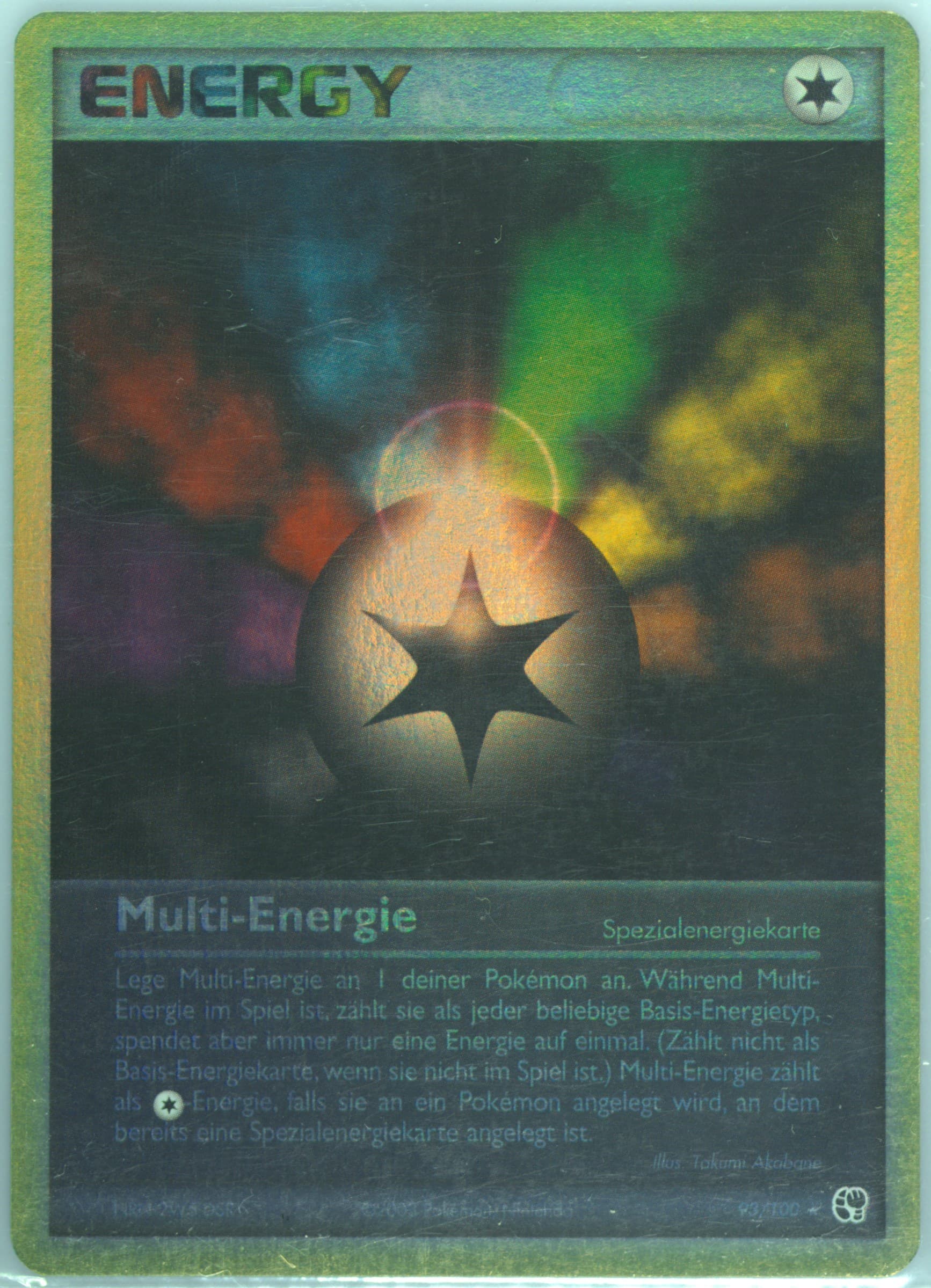 Multi-Energie-Reverse Foil (93) 2004 Pokemon German EX Sandstorm