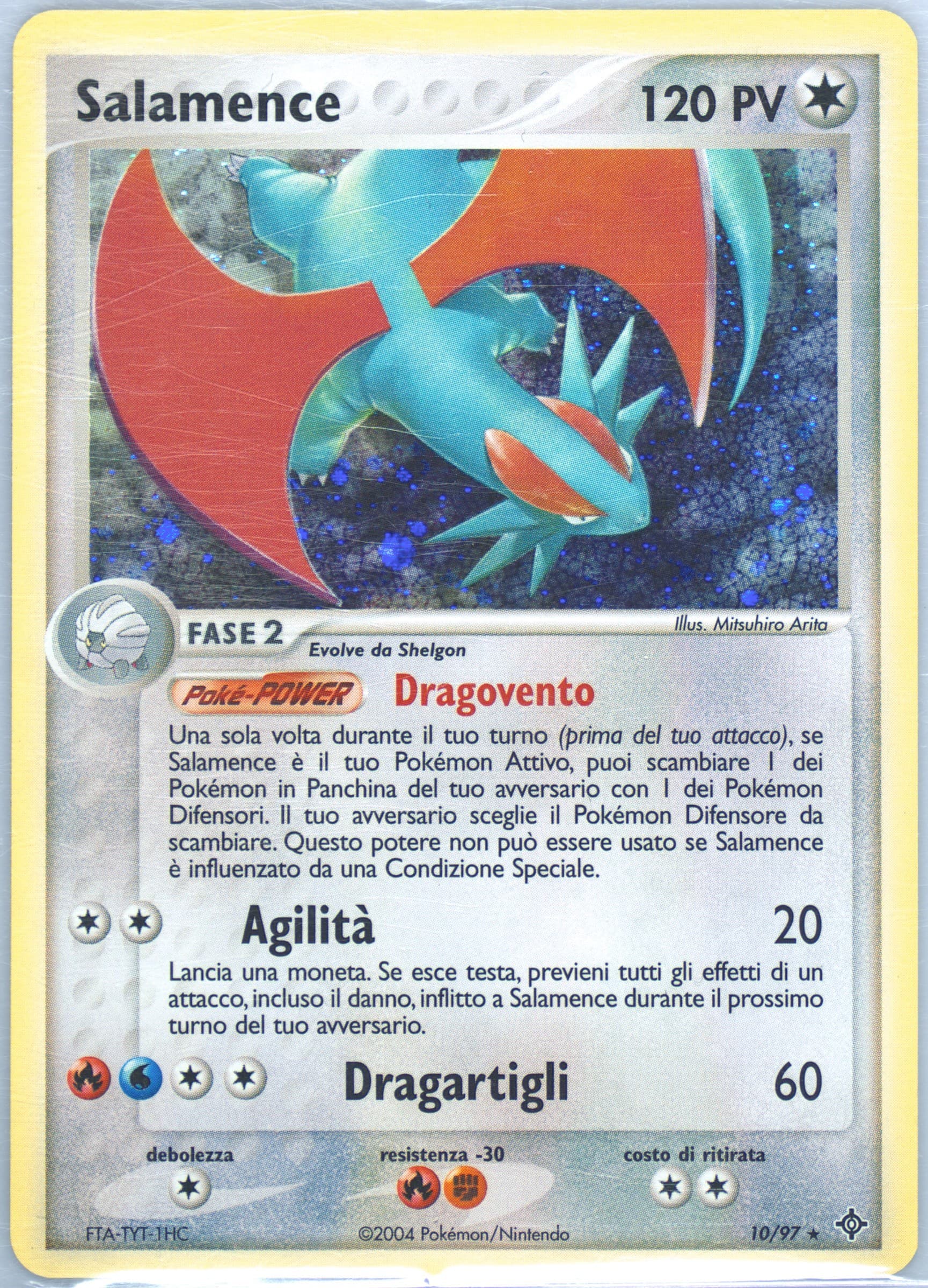 Salamence-Holo (10) 2004 Pokemon Italian EX Dragon