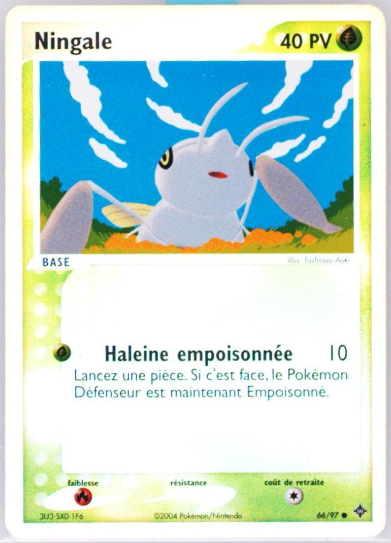 Ningale-Reverse Foil (66) 2004 Pokemon French EX Dragon