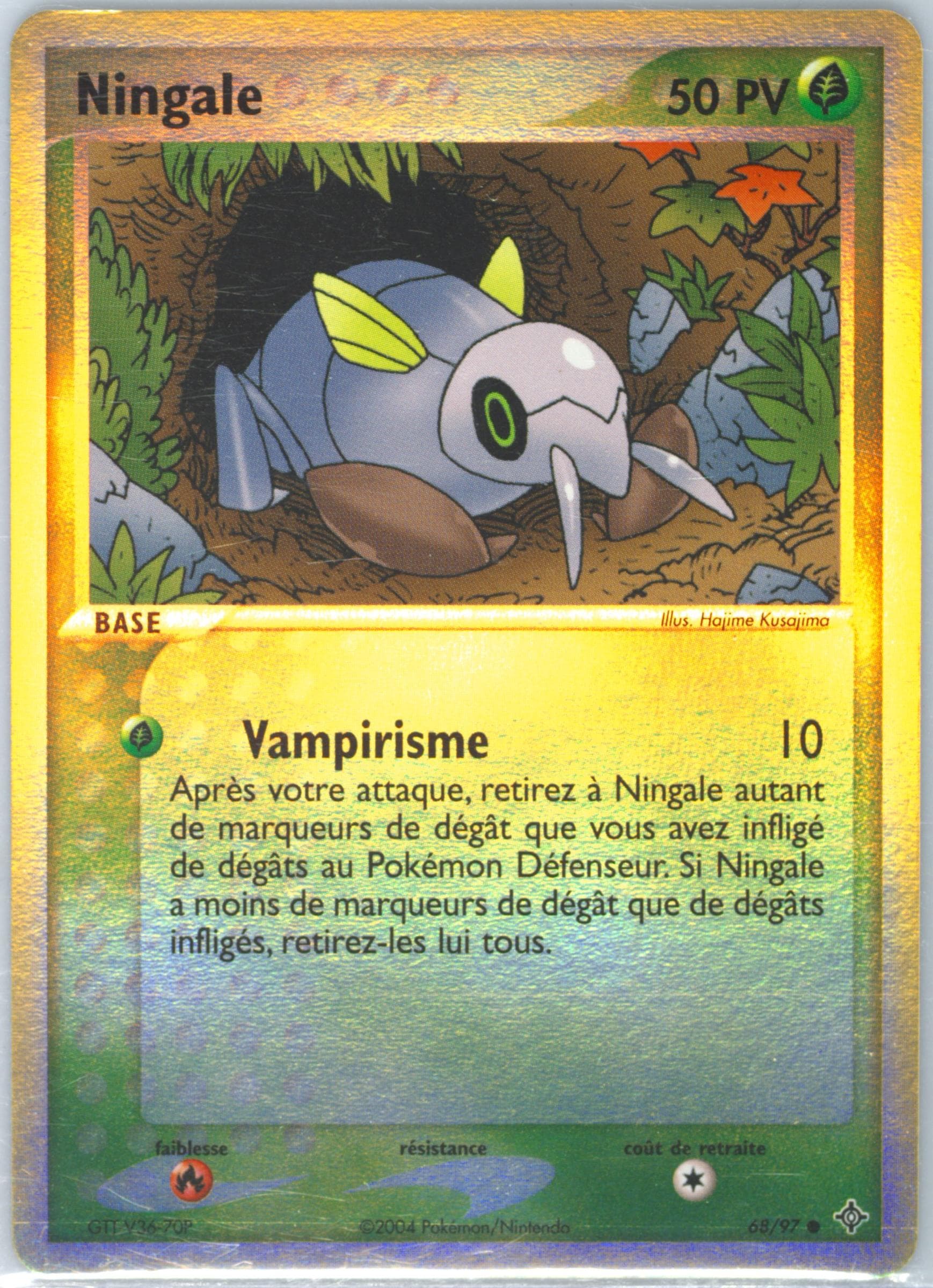 Ningale-Reverse Foil (68) 2004 Pokemon French EX Dragon
