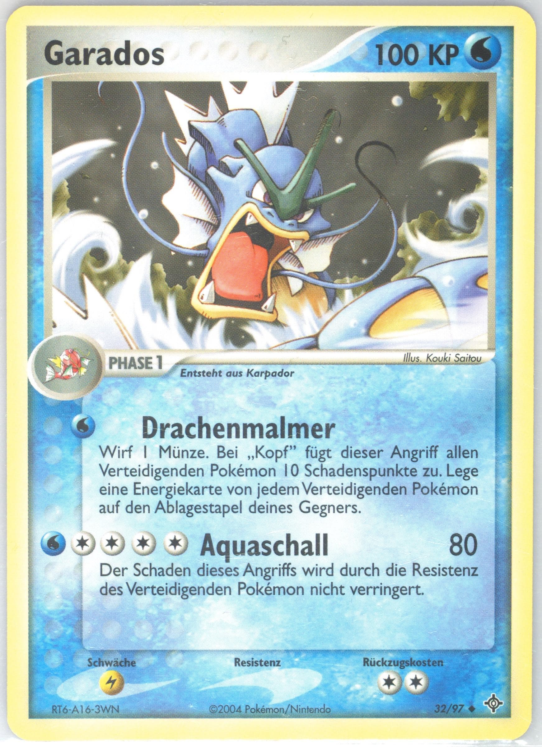 Garados (32) 2004 Pokemon German EX Dragon