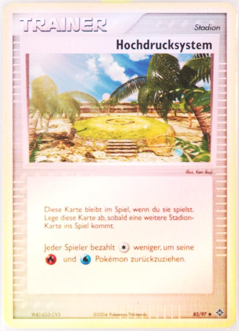 Hochdrucksystem-Reverse Foil (85) 2004 Pokemon German EX Dragon