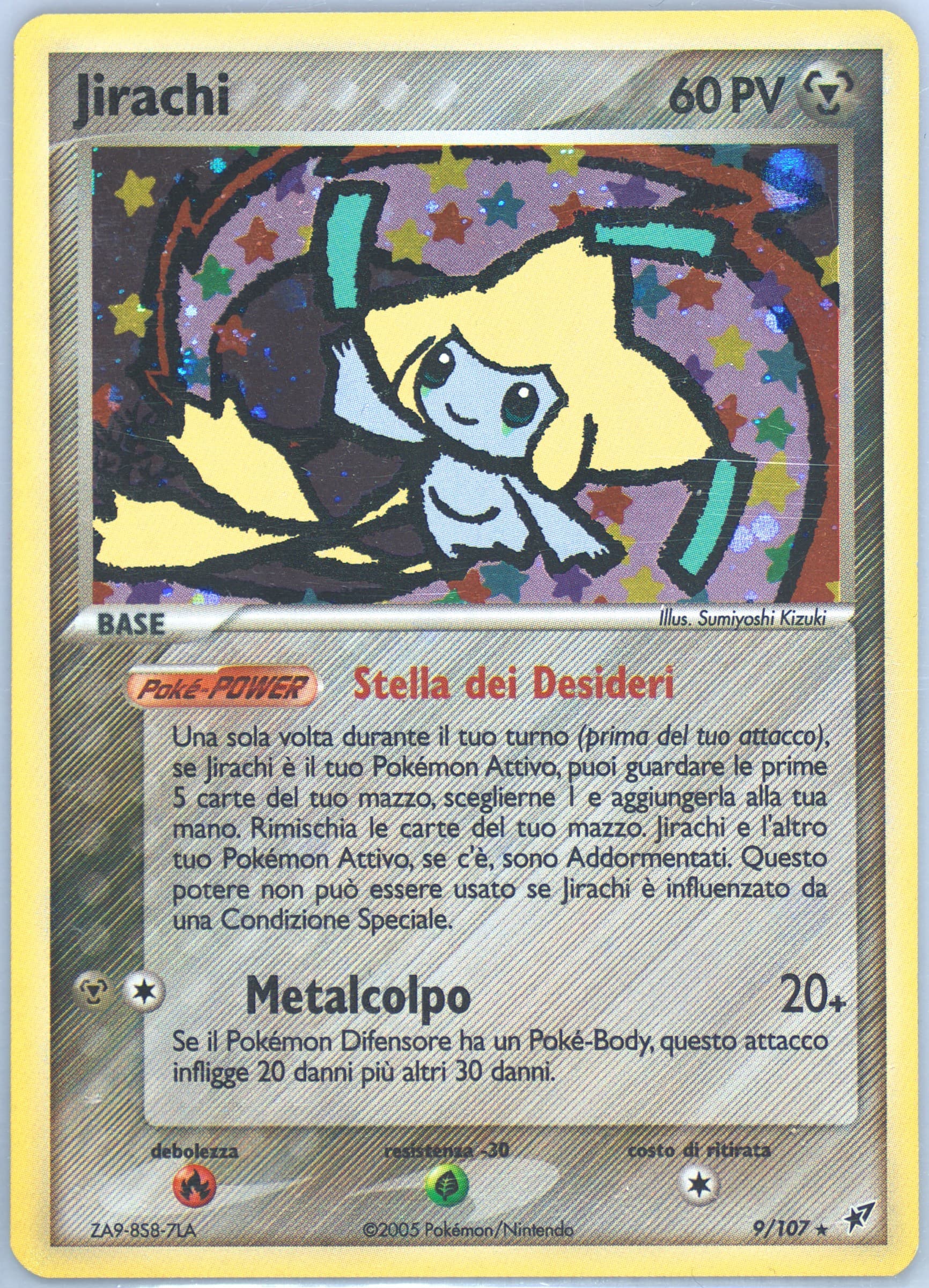 Jirachi-Holo Italian (9) 2005 Pokemon EX Deoxys