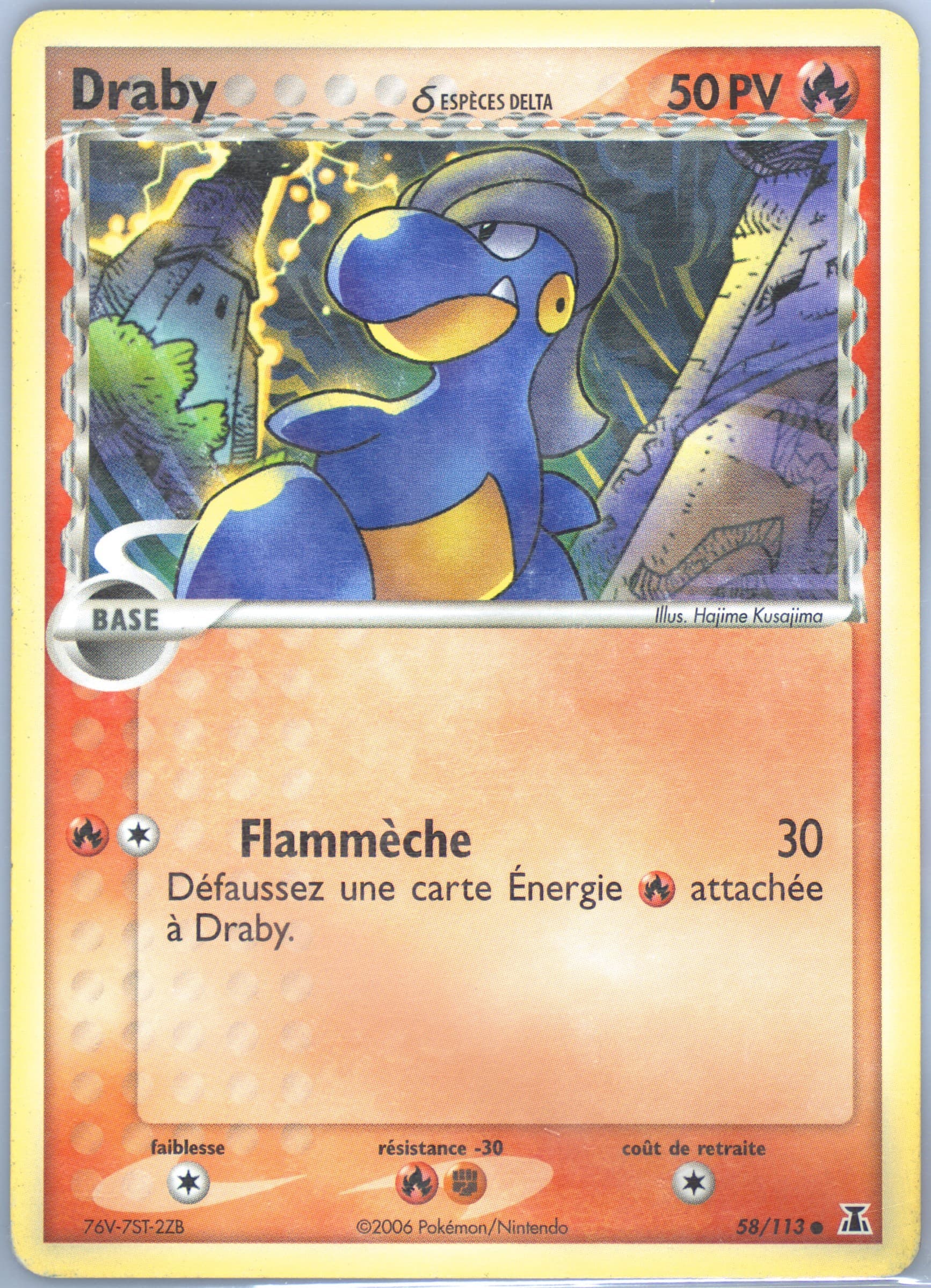 Draby (58) 2006 Pokemon French EX Delta Species