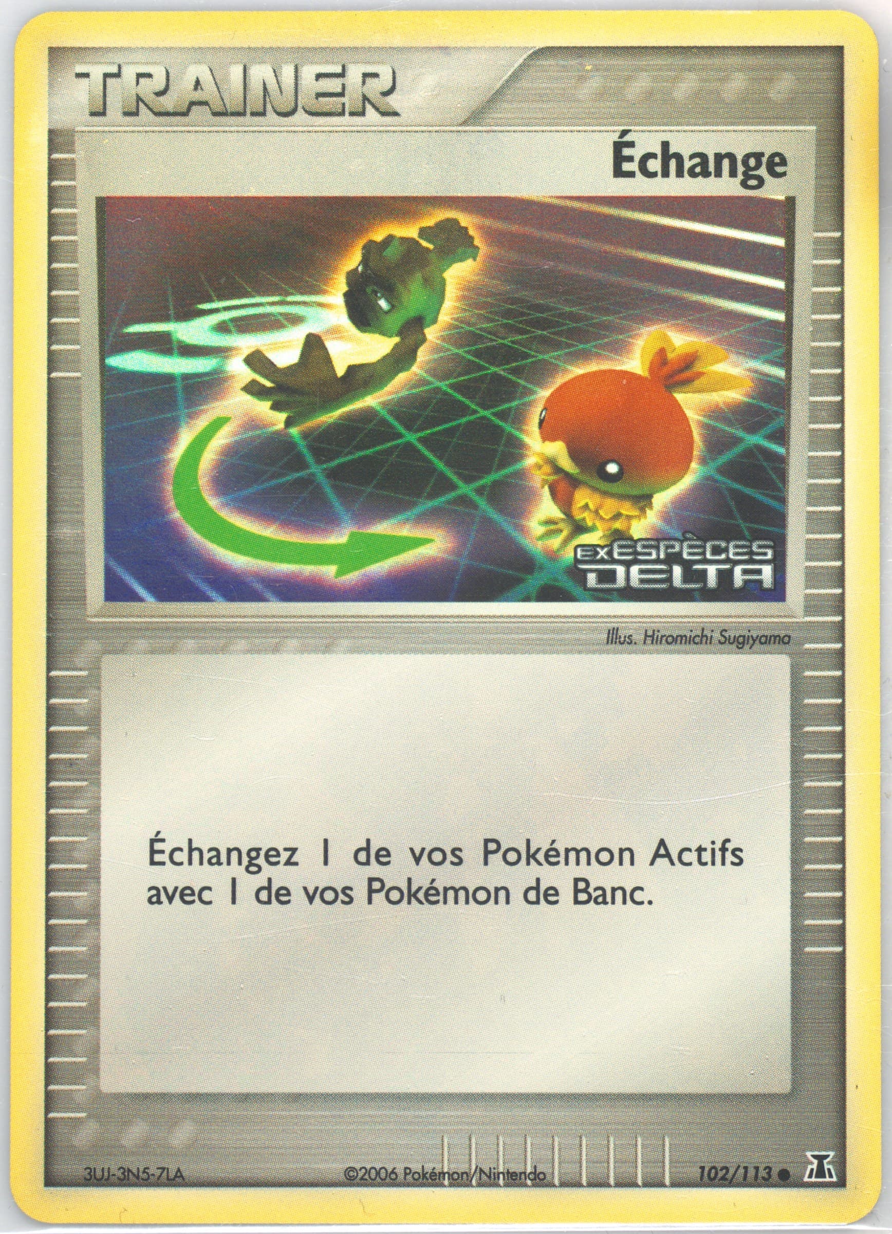 Echange-Reverse Foil (102) 2006 Pokemon French EX Delta Species