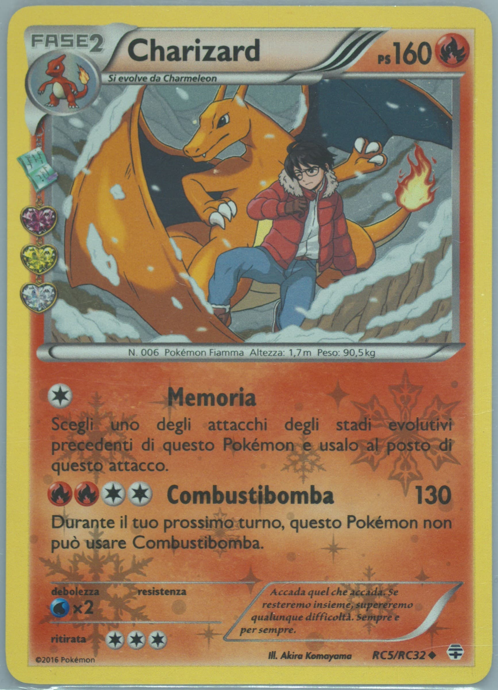 Charizard Italian (RC5) 2016 Pokemon XY Generations Radiant Collection