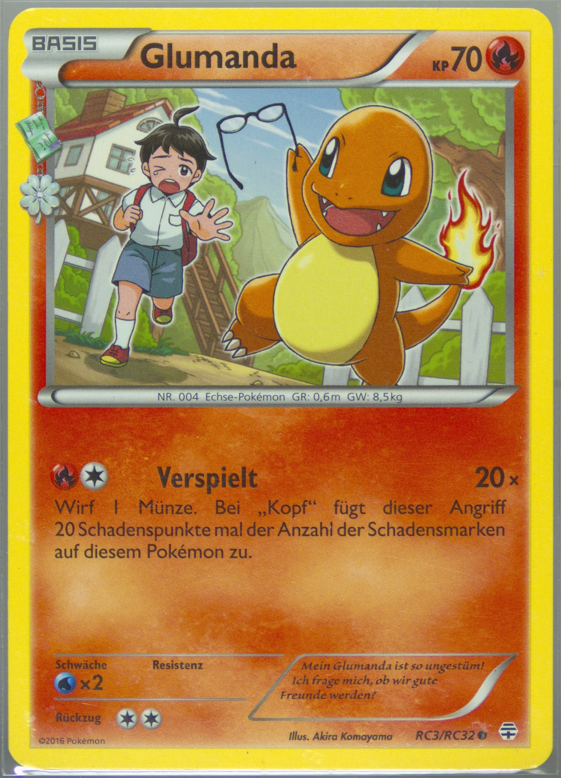 Glumanda German (RC3) 2016 Pokemon XY Generations Radiant Collection