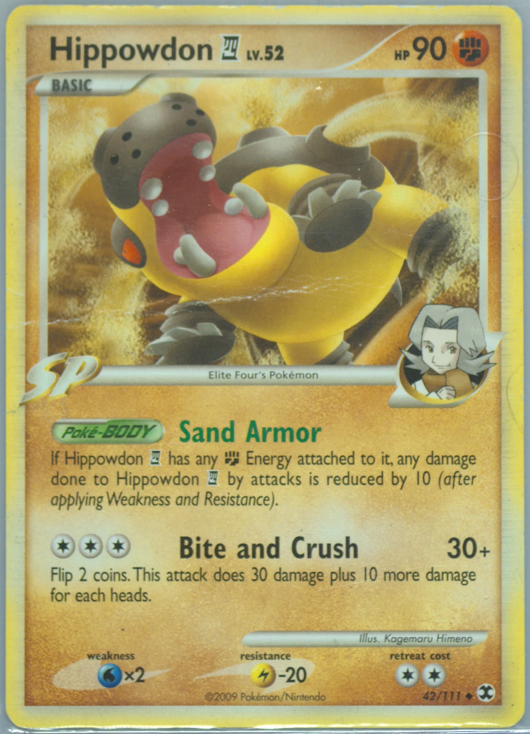 Hippowdon 4 (42) 2009 Pokemon Platinum Rising Rivals