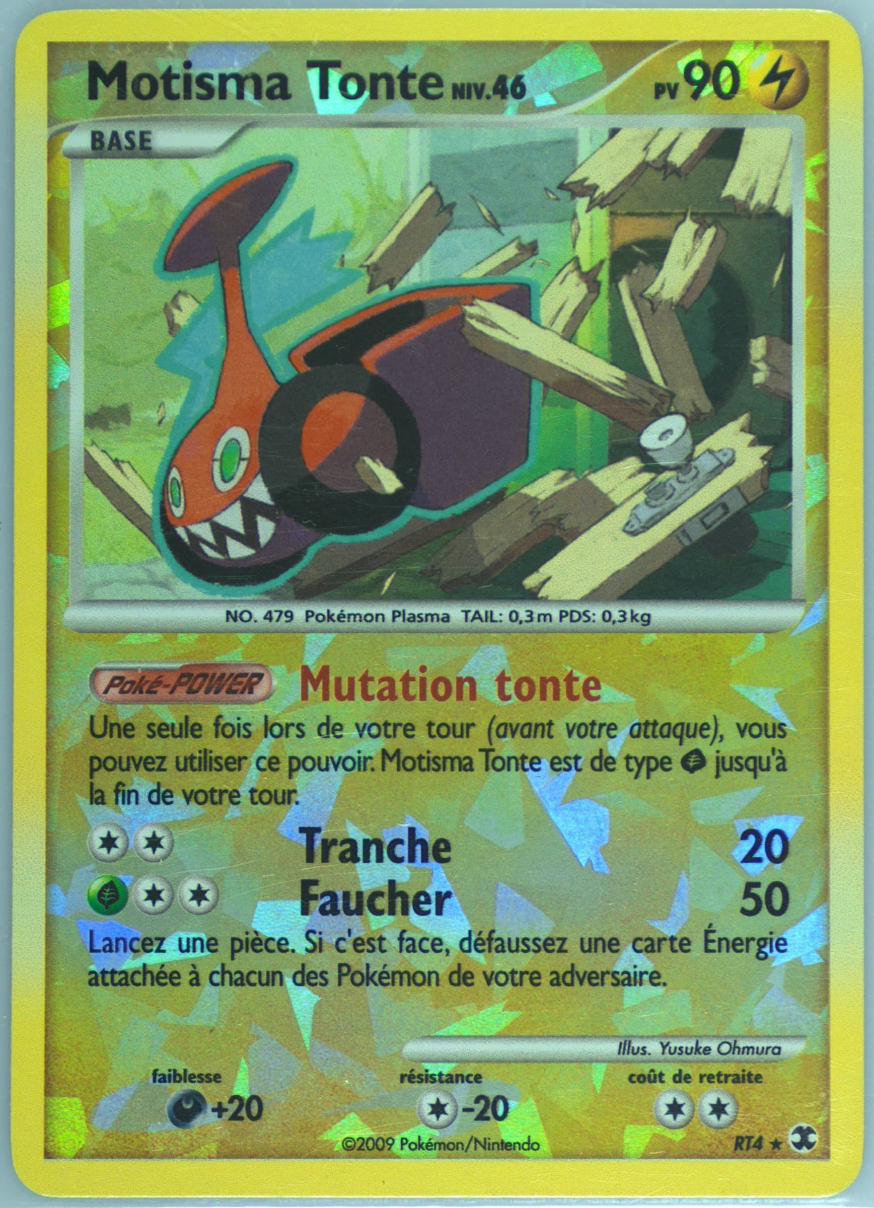 Motisma Tonte-Holo French (RT4) 2009 Pokemon Platinum Rising Rivals