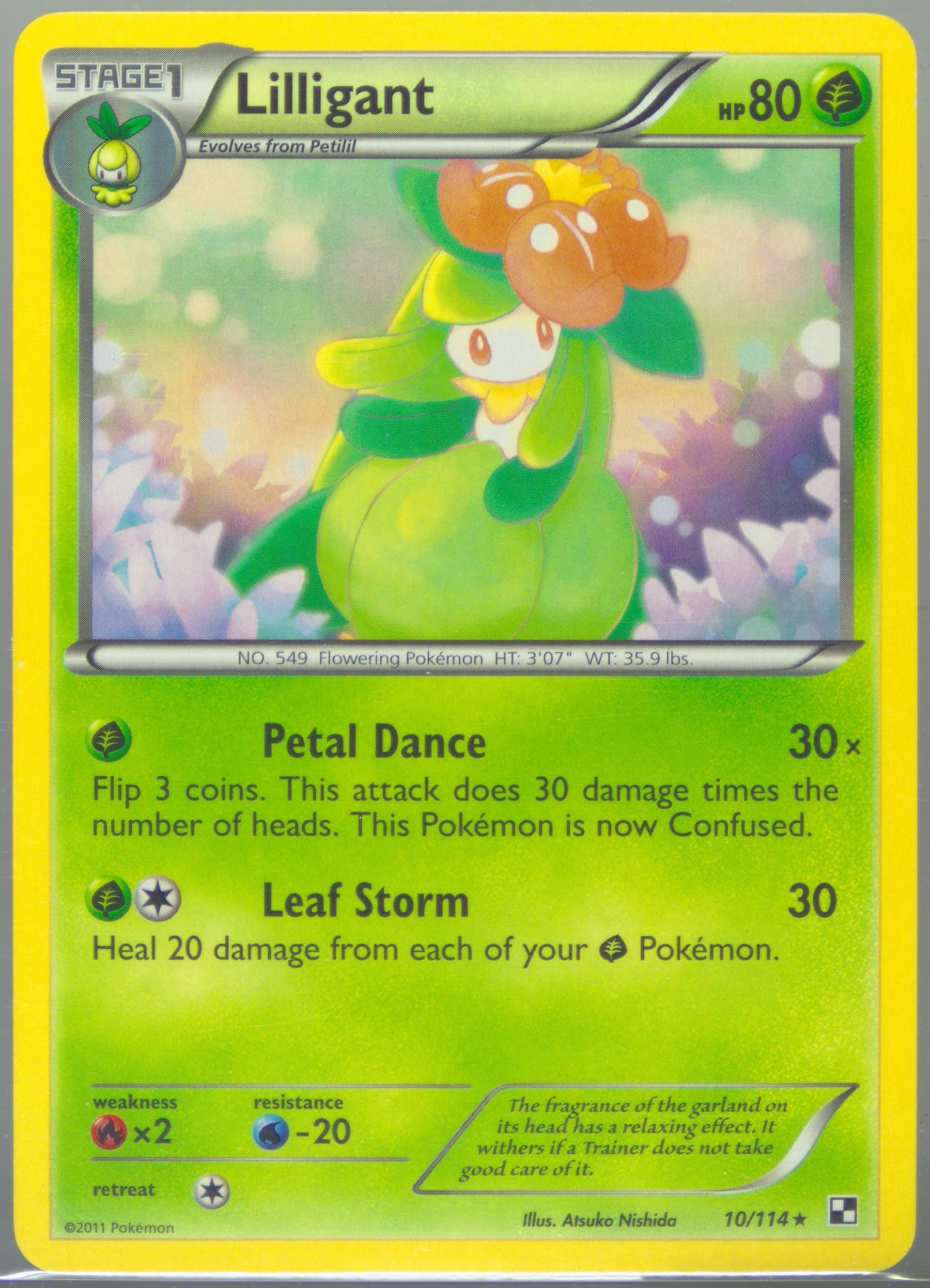 Lilligant (10) 2011 Pokemon Black & White