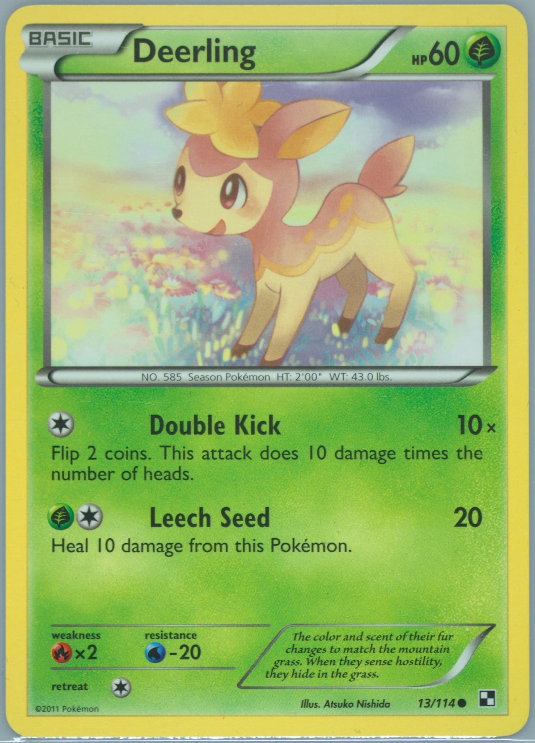 Deerling (13) 2011 Pokemon Black & White