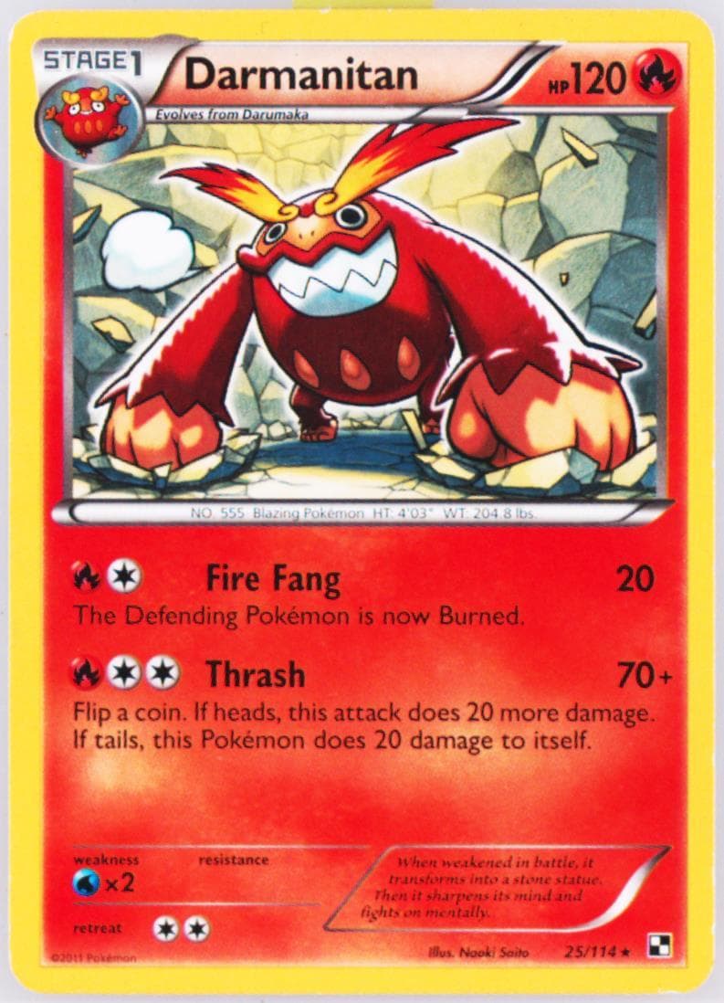Darmanitan (25) 2011 Pokemon Black & White