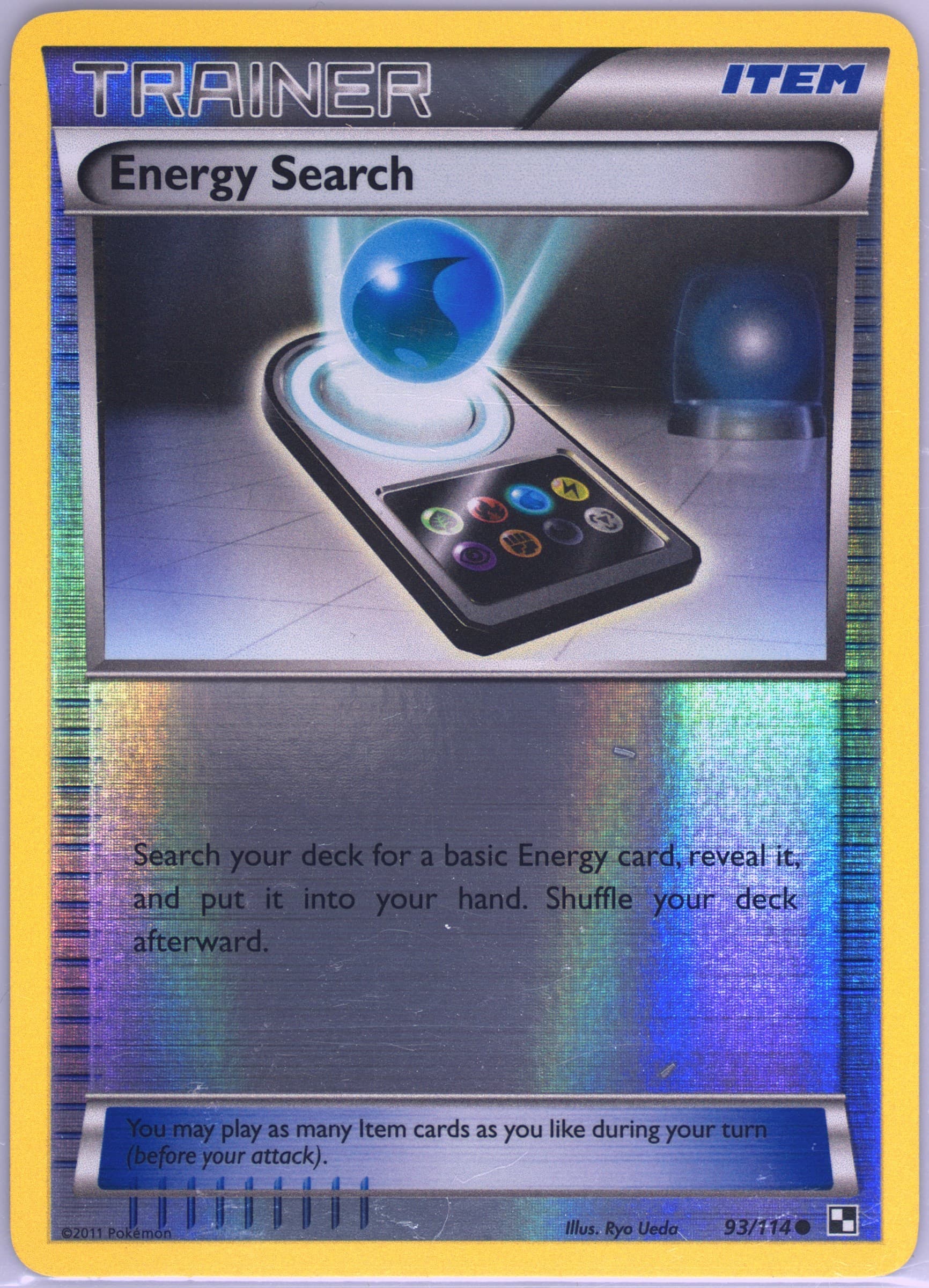 Energy Search-Reverse Foil (93) 2011 Pokemon Black & White