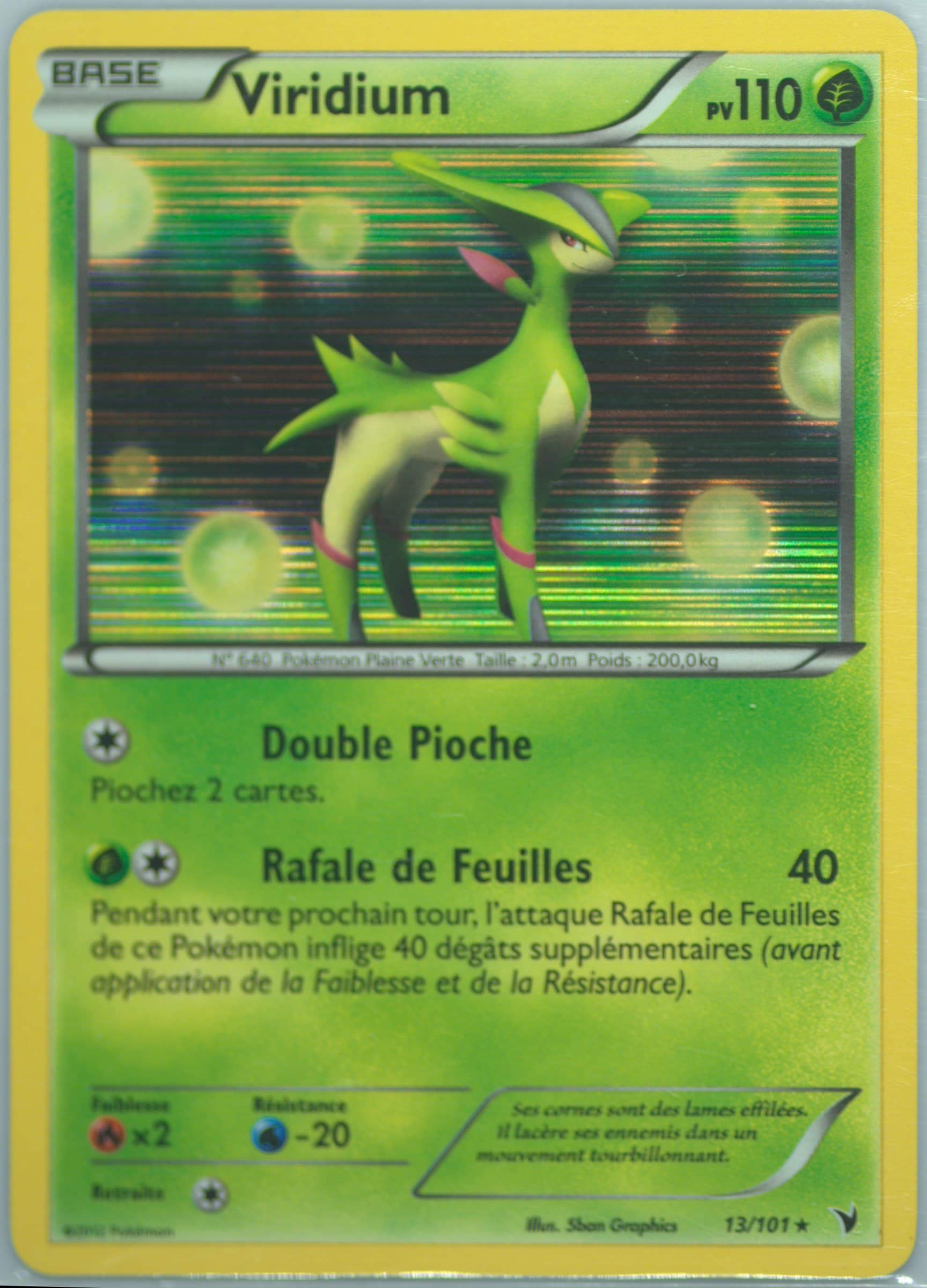 Viridium-Holo (13) 2012 Pokemon French Black & White Noble Victories