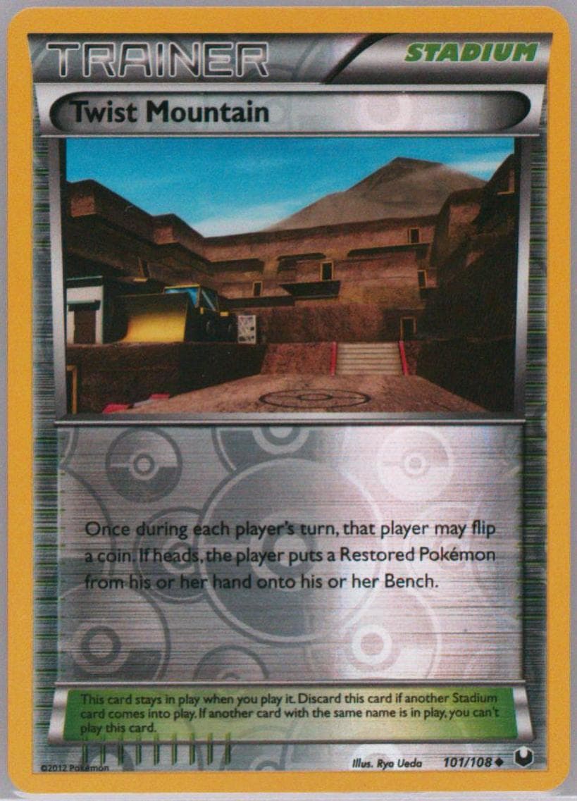 Twist Mountain-Reverse Foil (101) 2012 Pokemon Black & White Dark Explorers
