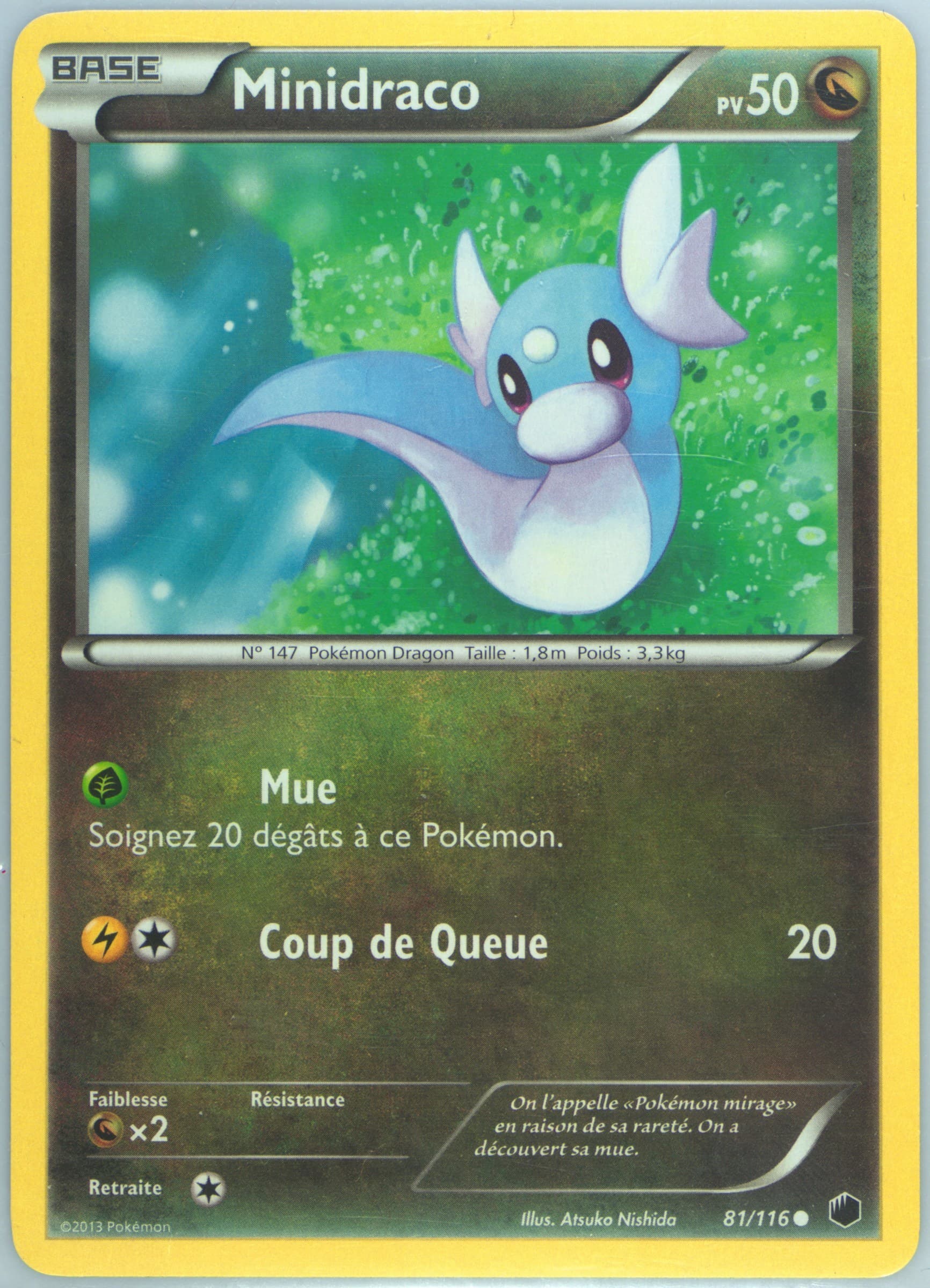Minidraco French (81) 2013 Pokemon Black & White Plasma Freeze