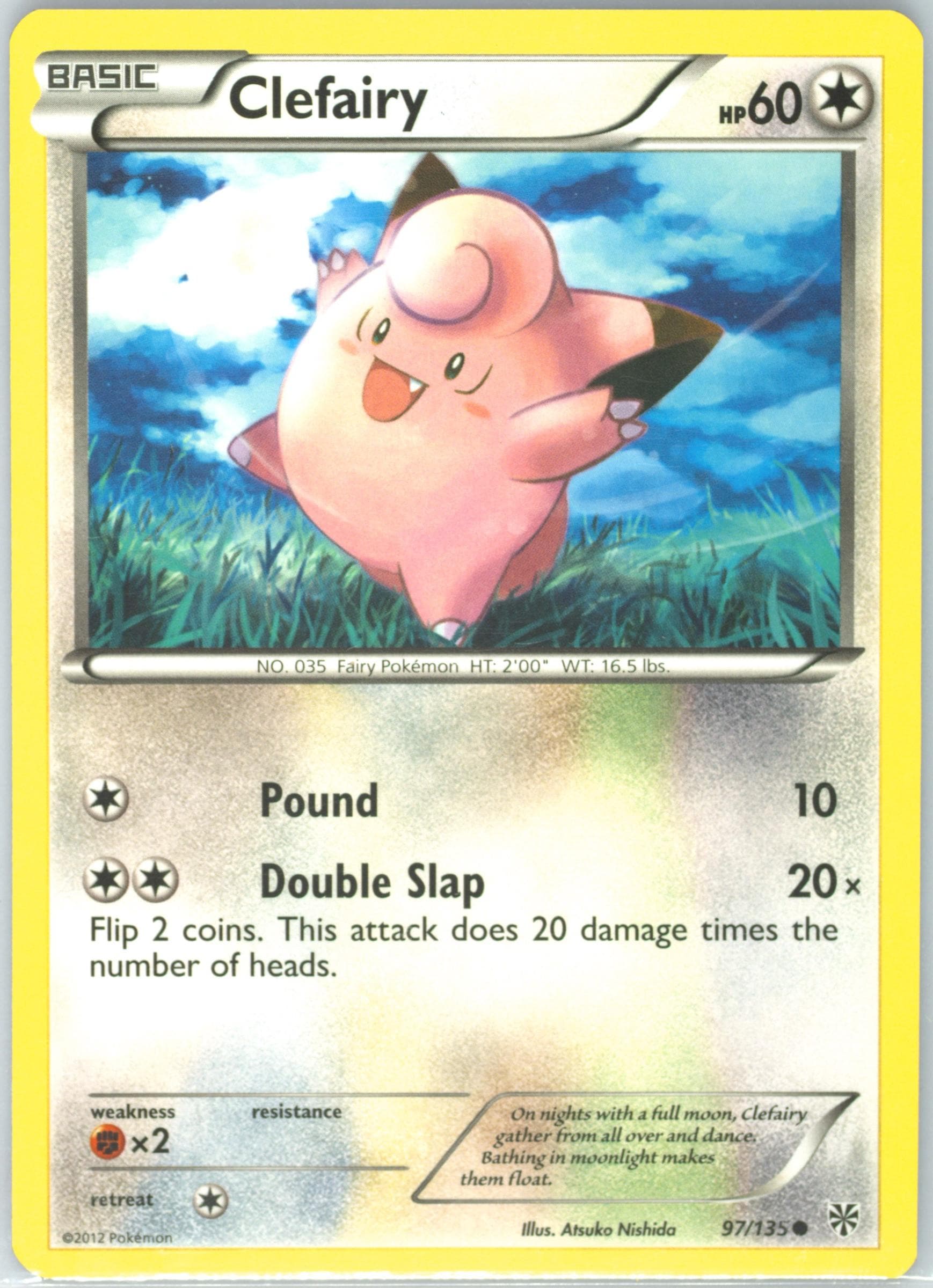 Clefairy (97) 2013 Pokemon Black & White Plasma Storm