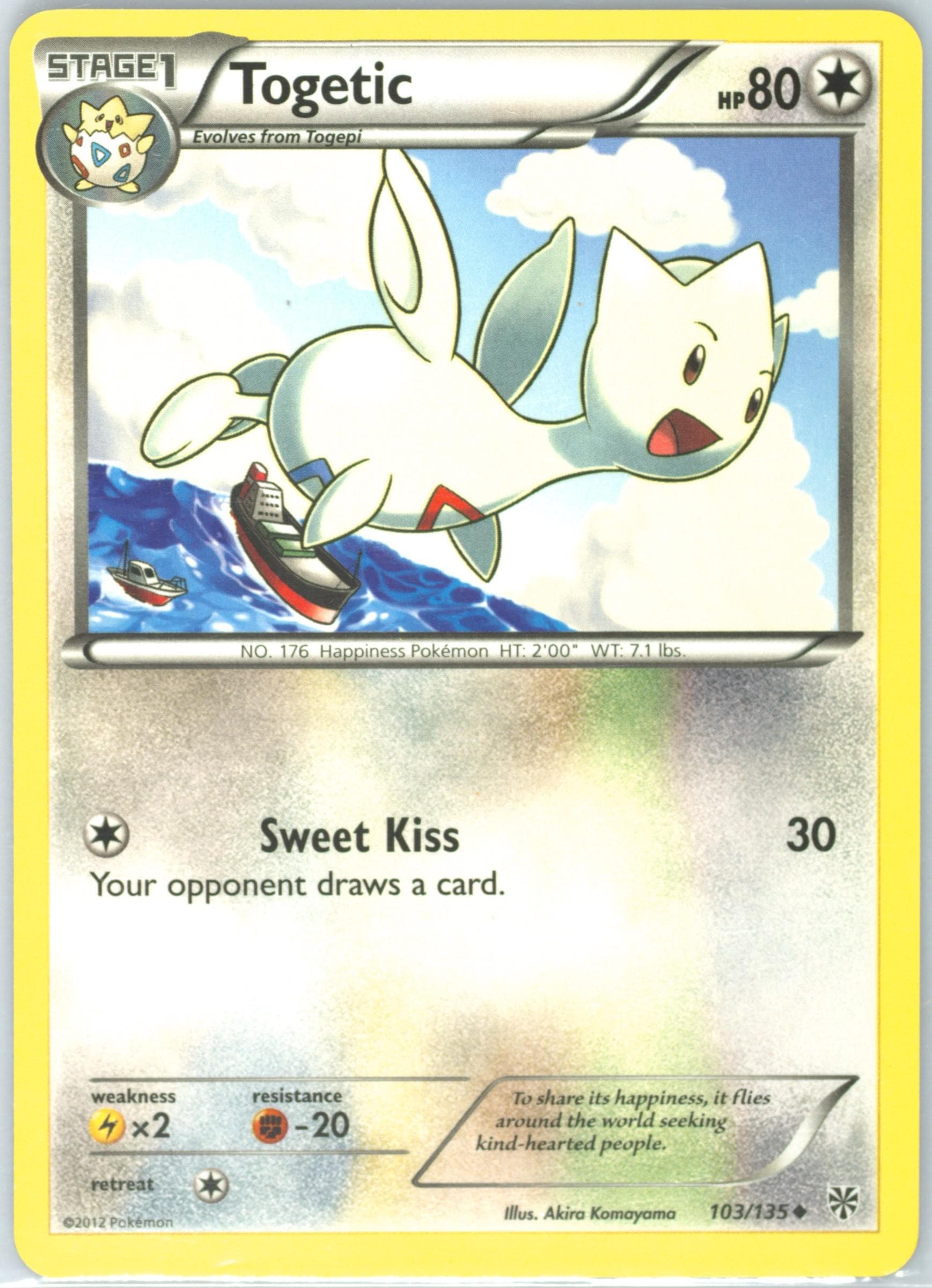 Togetic (103) 2013 Pokemon Black & White Plasma Storm