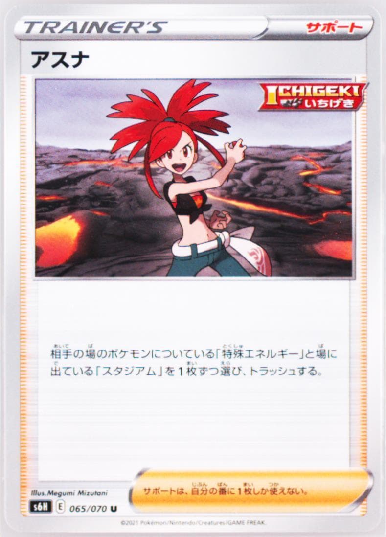 Flannery (065) 2021 Pokemon Japanese Sword & Shield Silver Lance