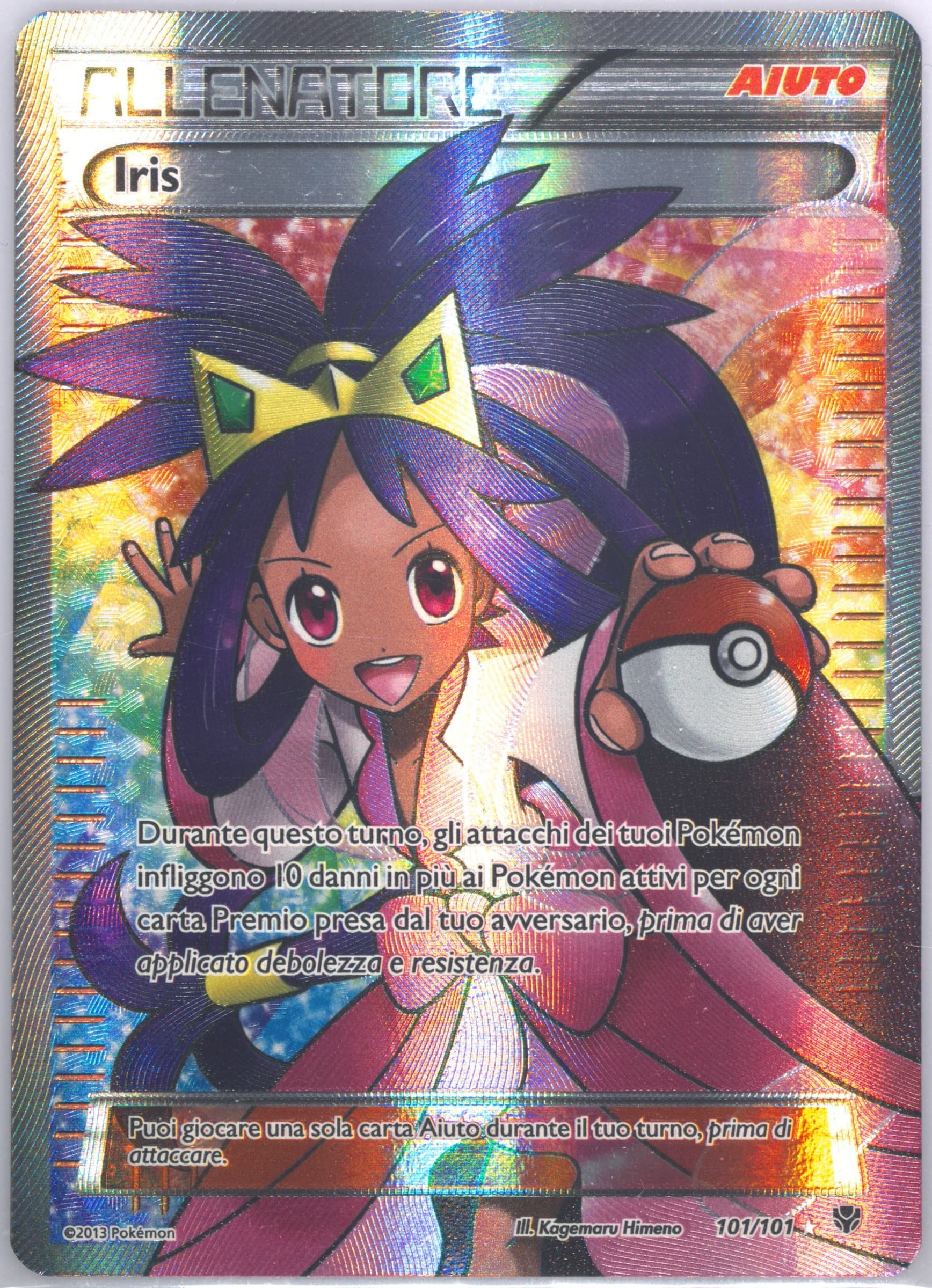 Full Art/Iris Italian (101) 2013 Pokemon Black & White Plasma Blast