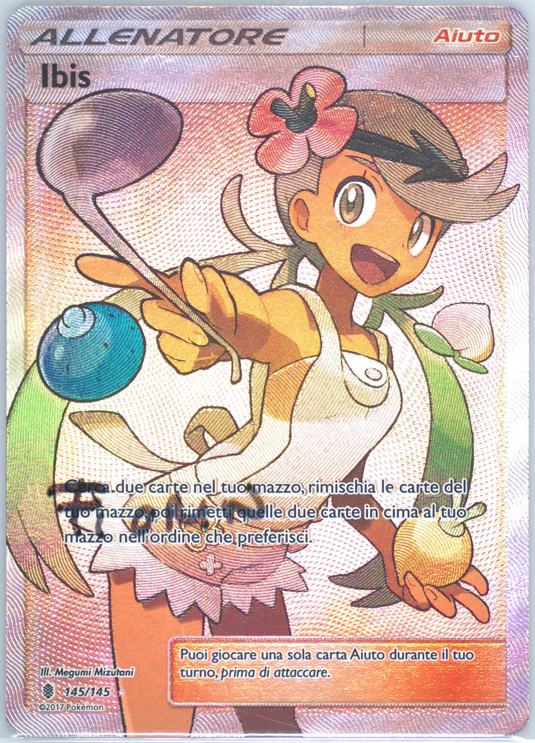 Full Art/Ibis Italian (145) 2017 Pokemon Sun & Moon Guardians Rising