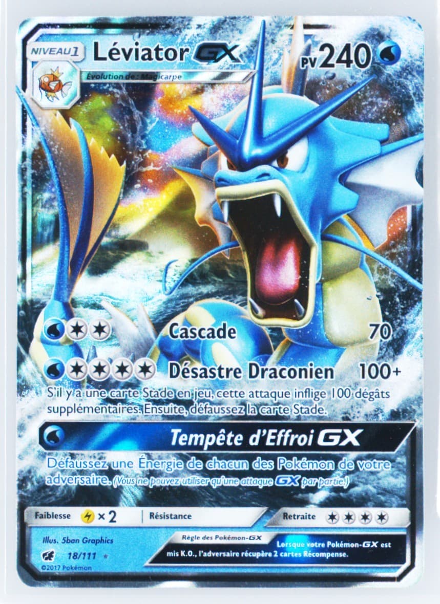 Leviator GX French (18) 2017 Pokemon Sun & Moon Crimson Invasion
