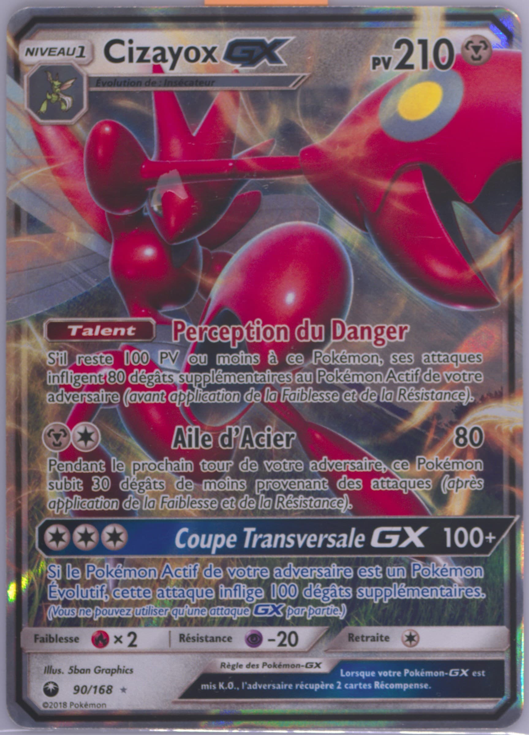 Cizayox GX French (90) 2018 Pokemon Sun & Moon Celestial Storm