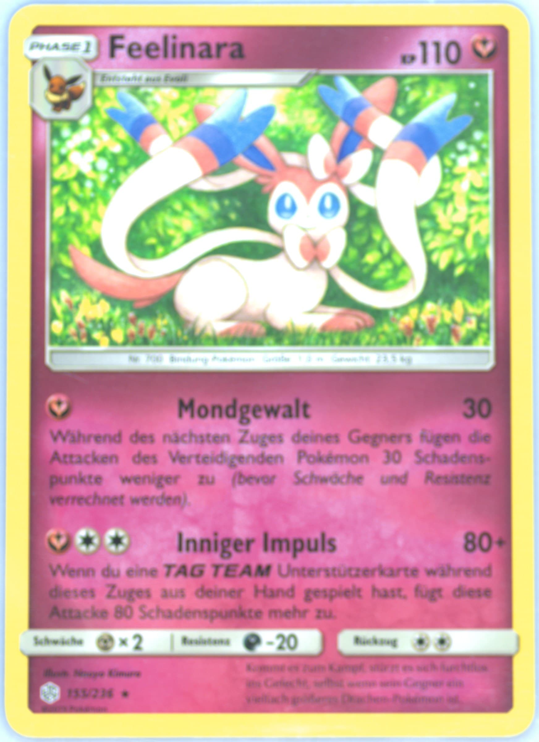 Feelinara German (155) 2019 Pokemon Sun & Moon Cosmic Eclipse