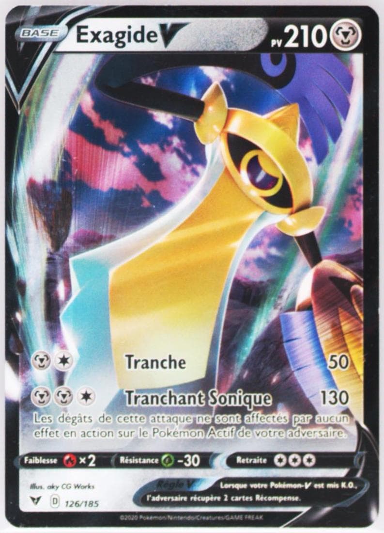 Exagide V French (126) 2020 Pokemon Sword & Shield Vivid Voltage