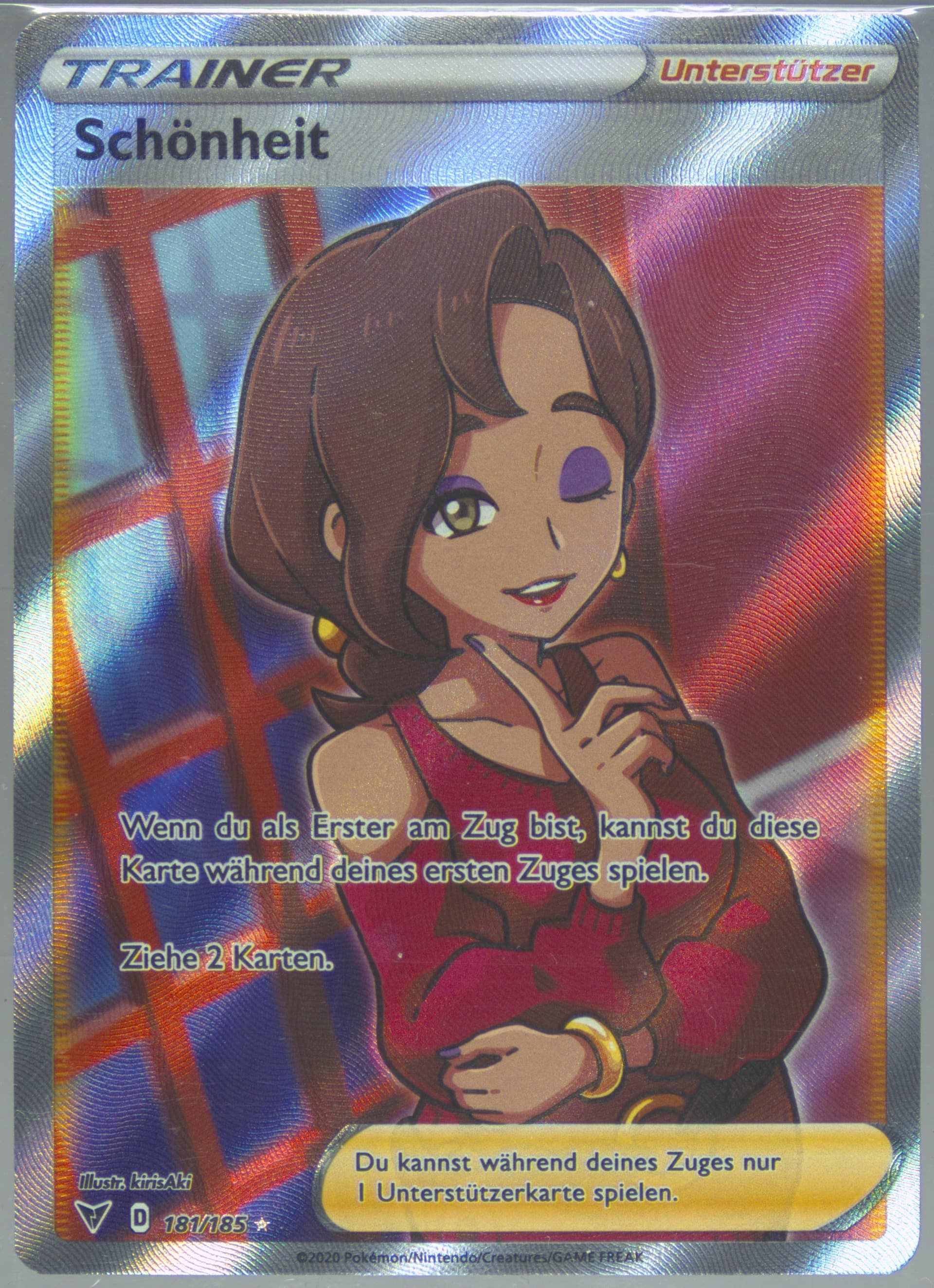 Full Art/Schonheit German (181) 2020 Pokemon Sword & Shield Vivid Voltage