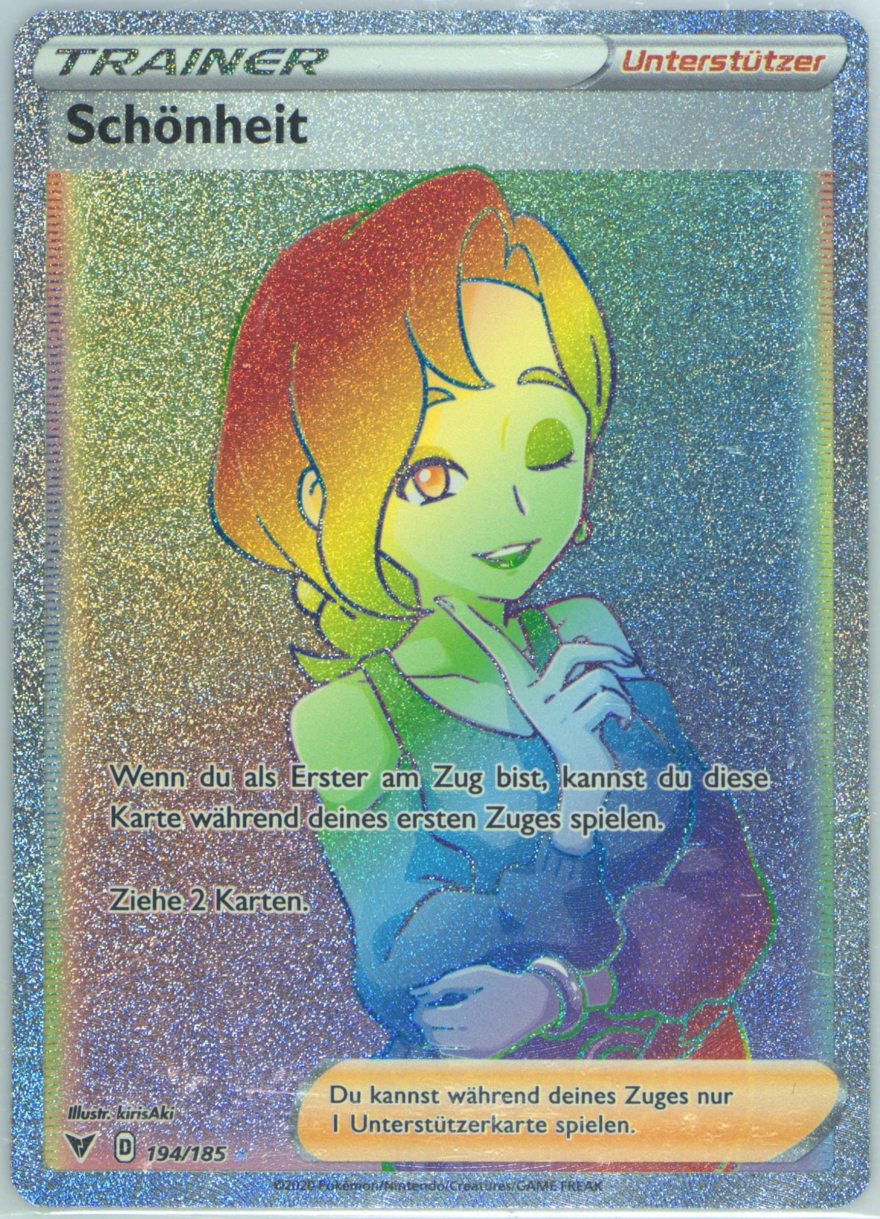 Full Art/Schonheit German-Secret (194) 2020 Pokemon Sword & Shield Vivid Voltage
