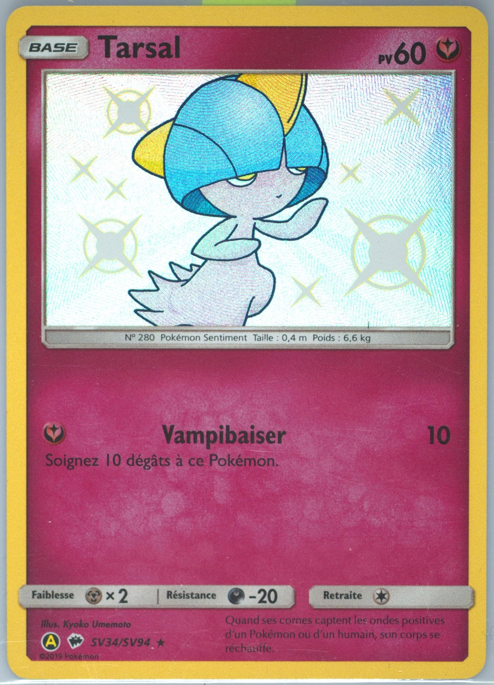 Tarsal-Holo French (SV34) 2019 Pokemon Sun & Moon Hidden Fates