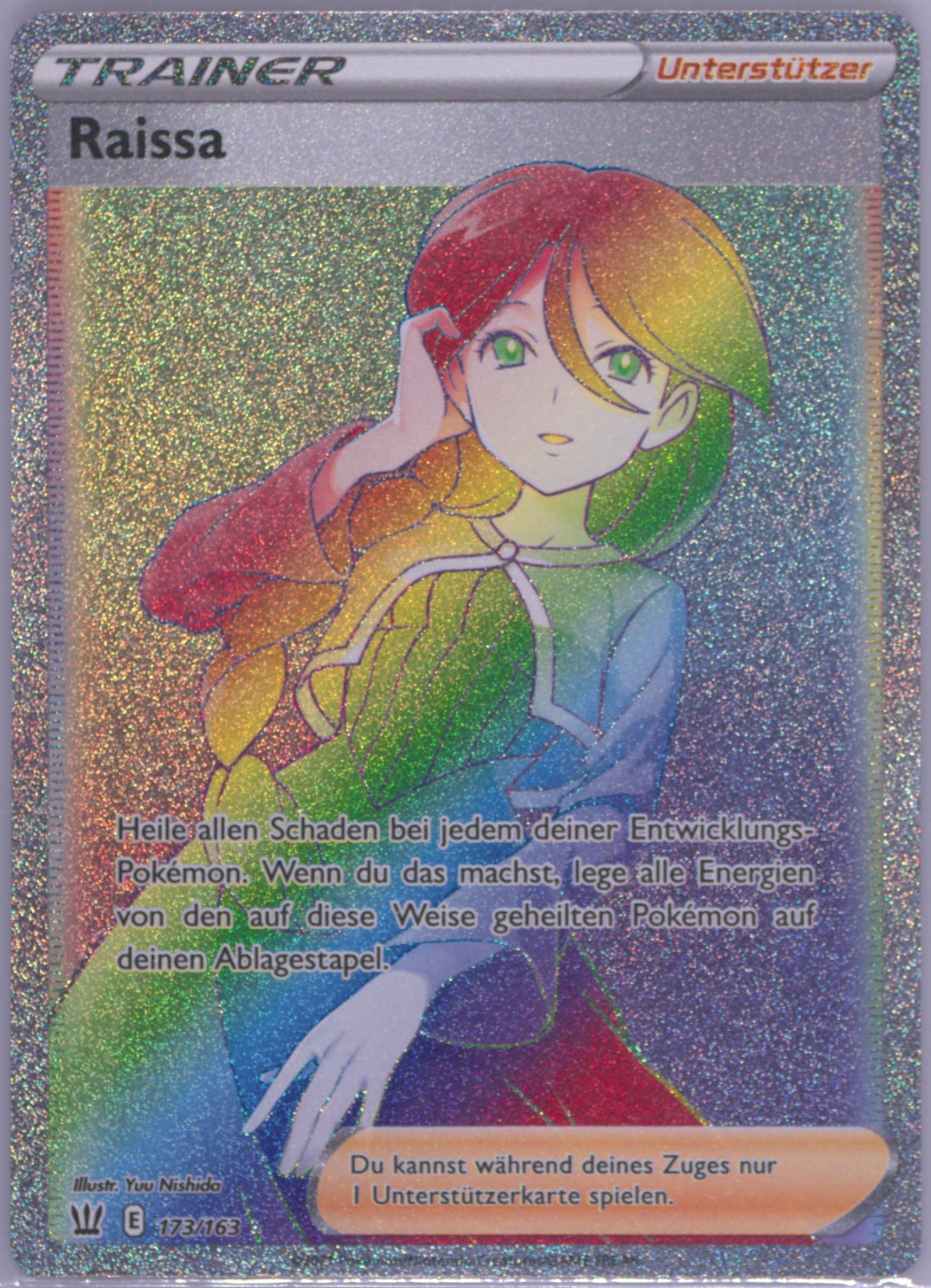 Full Art/Raissa German-Secret (173) 2021 Pokemon Sword & Shield Battle Styles