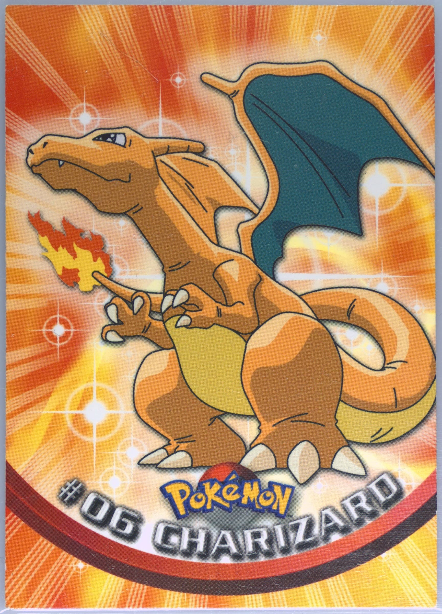 Charizard (6) 1999 Topps Pokemon TV
