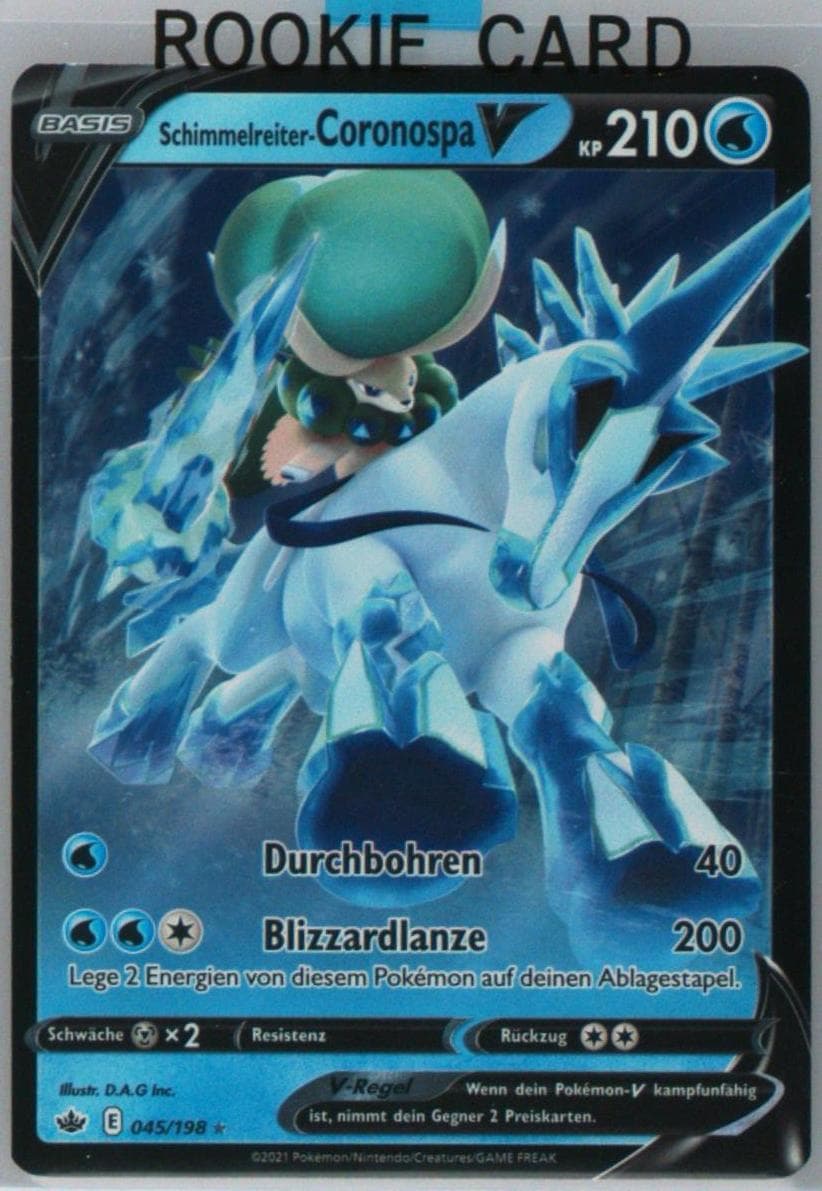 Schimmelreiter-Coronospa V German (045) 2021 Pokemon Sword & Shield Chilling Reign