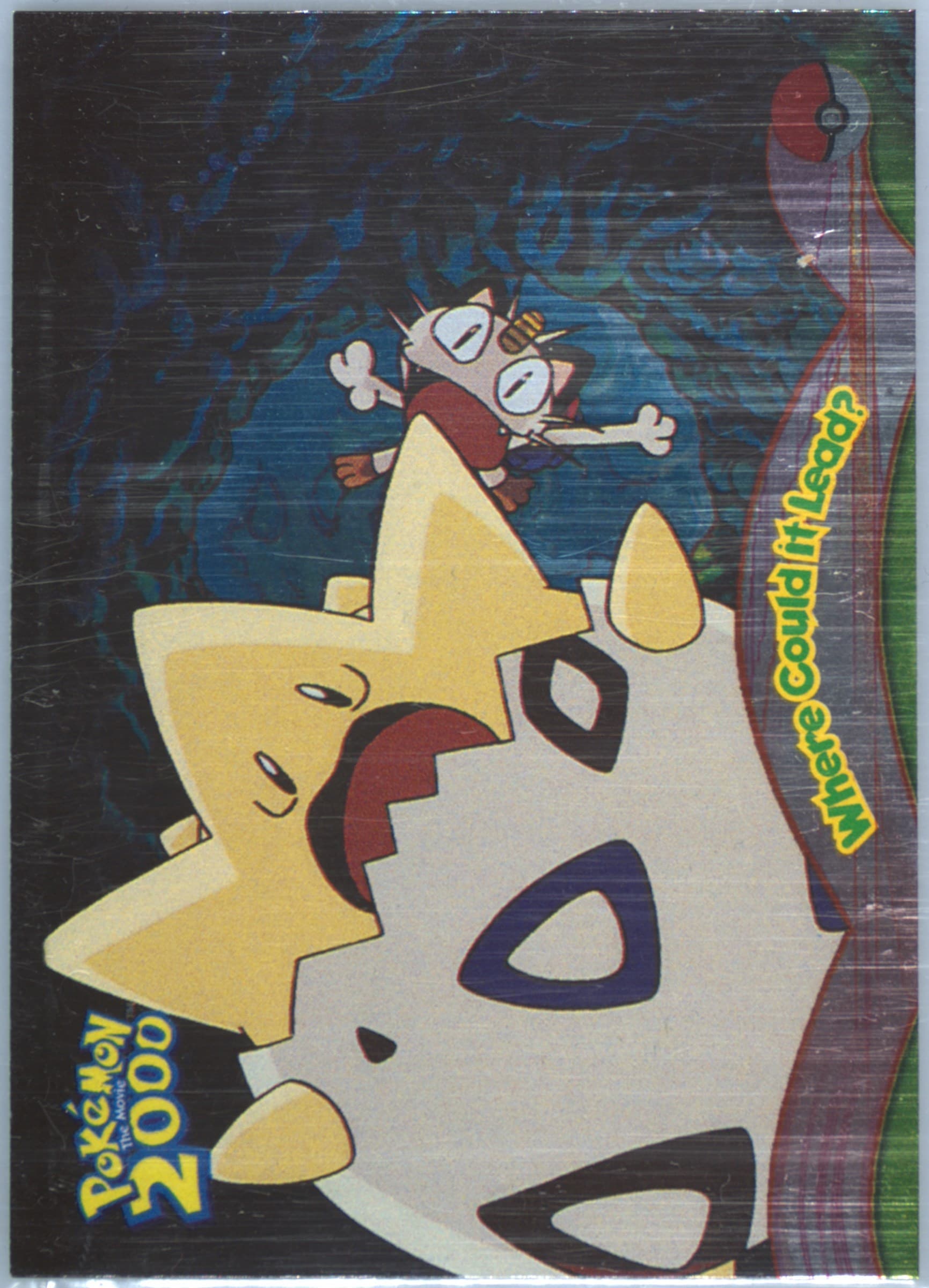 Where Could It Lead? Foil (2) 2000 Topps Pokemon the Movie 2000