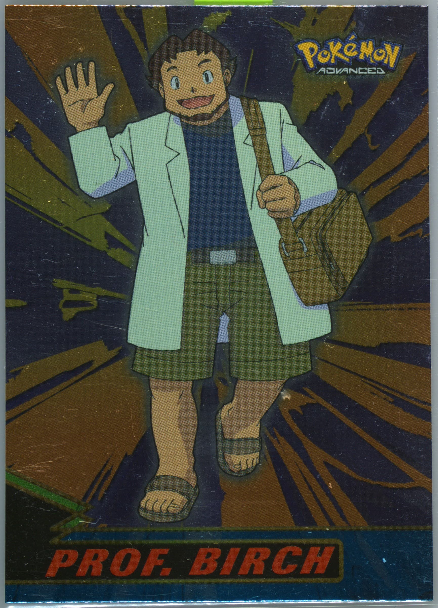 Prof. Birch Foil (3) 2003 Topps Pokemon Advanced