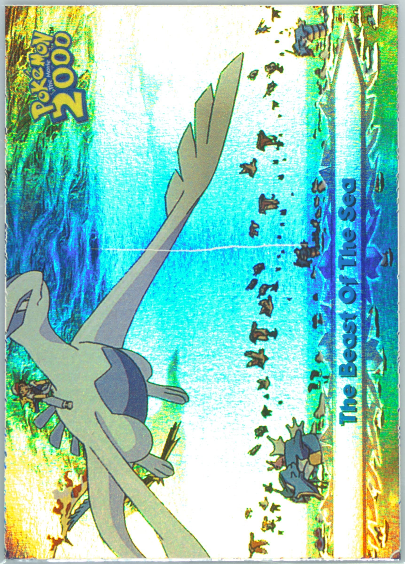 The Beast of the Sea Rainbow Foil (66) 2000 Topps Pokemon the Movie 2000