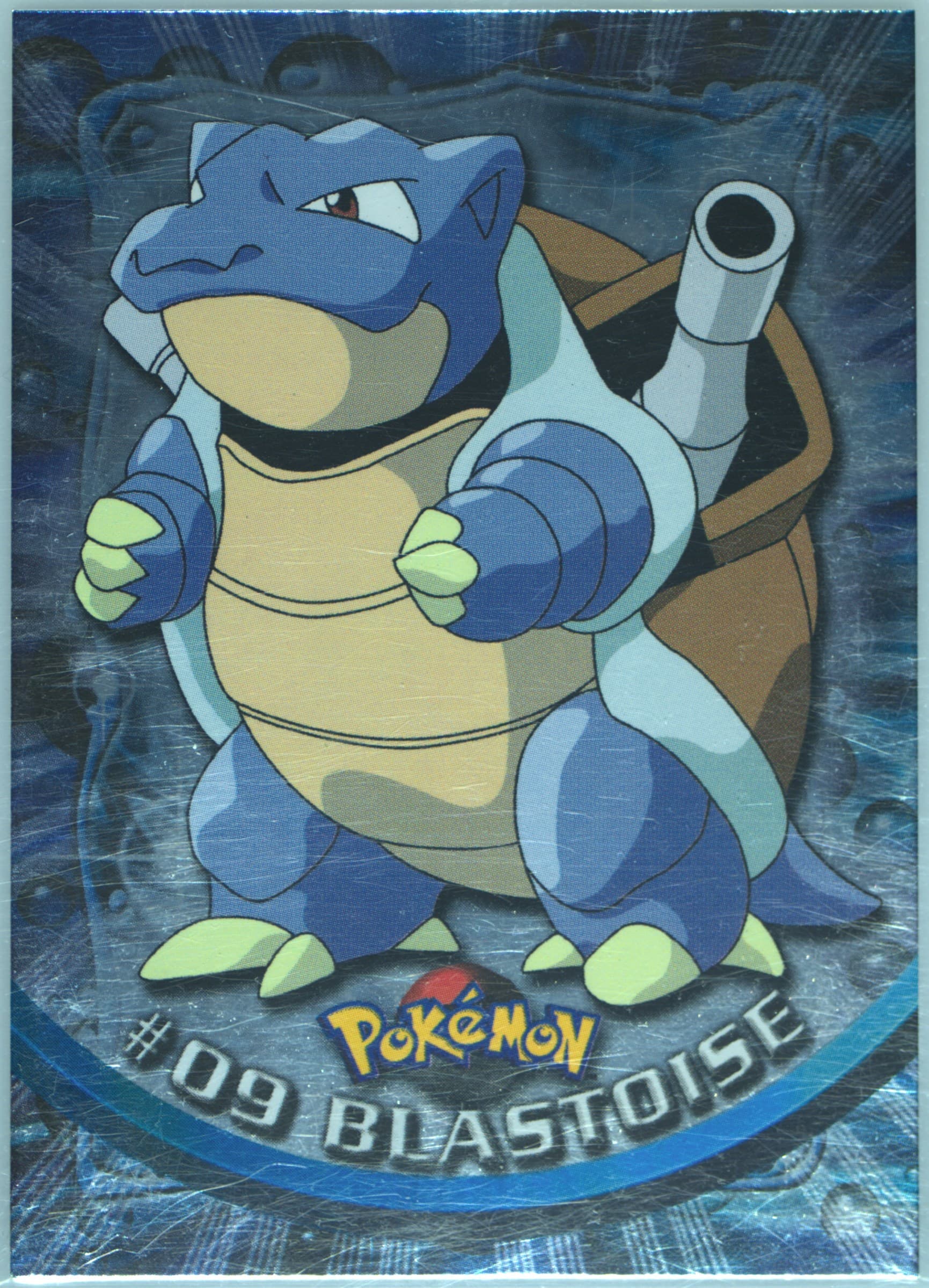 Blastoise Foil-Italian (9) 1999 Topps Pokemon TV