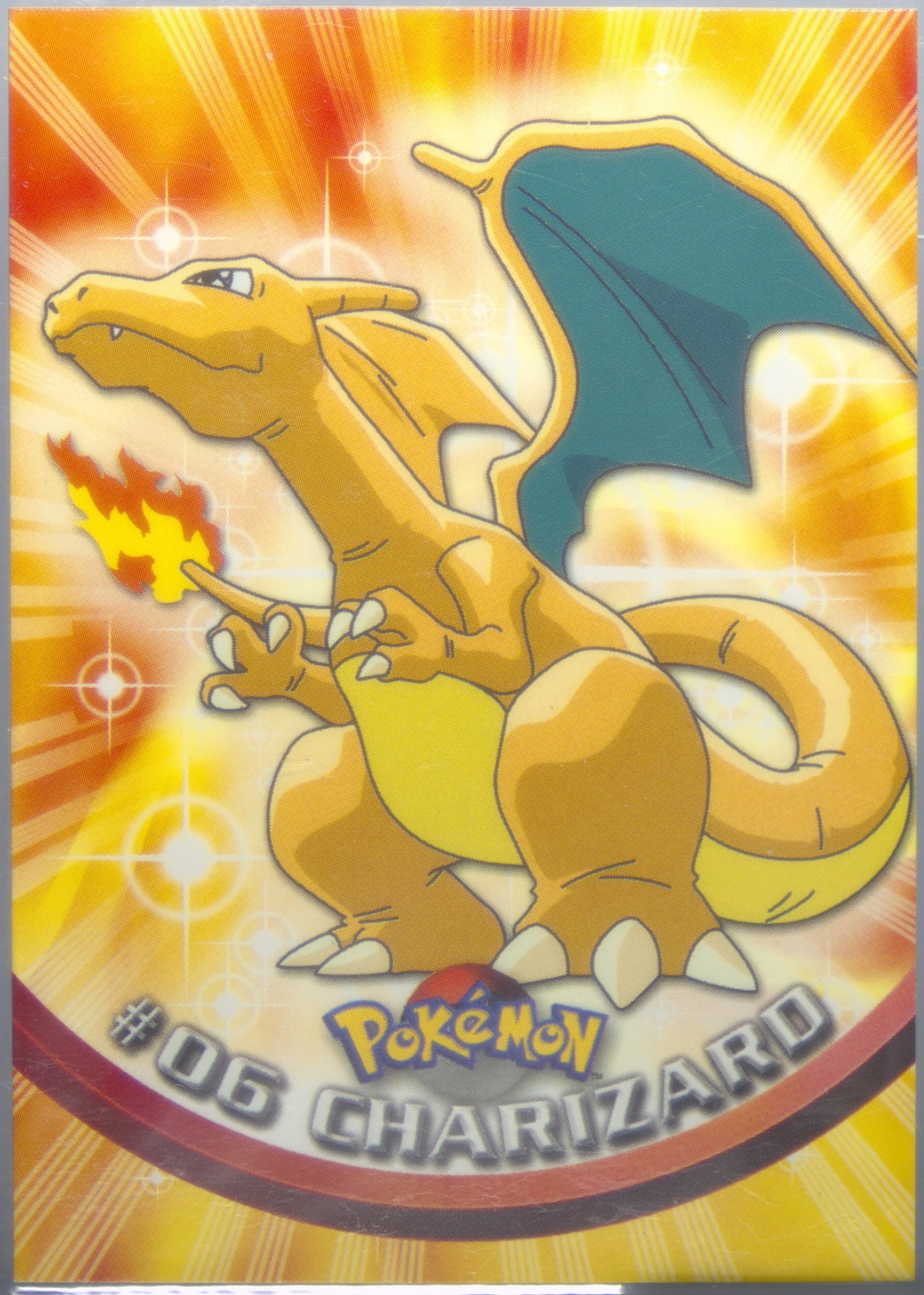 Charizard Italian (6) 1999 Topps Pokemon TV