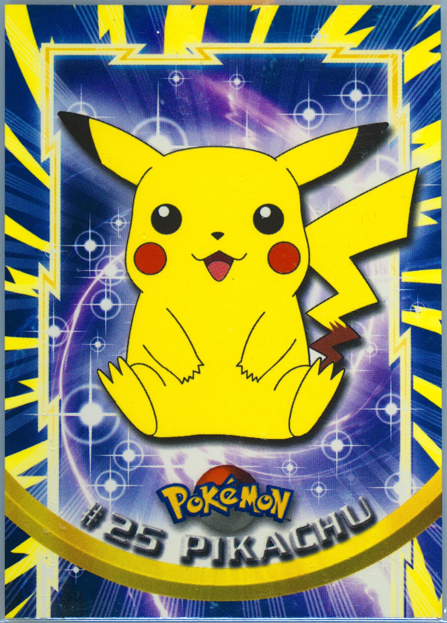Pikachu Italian (25) 1999 Topps Pokemon TV