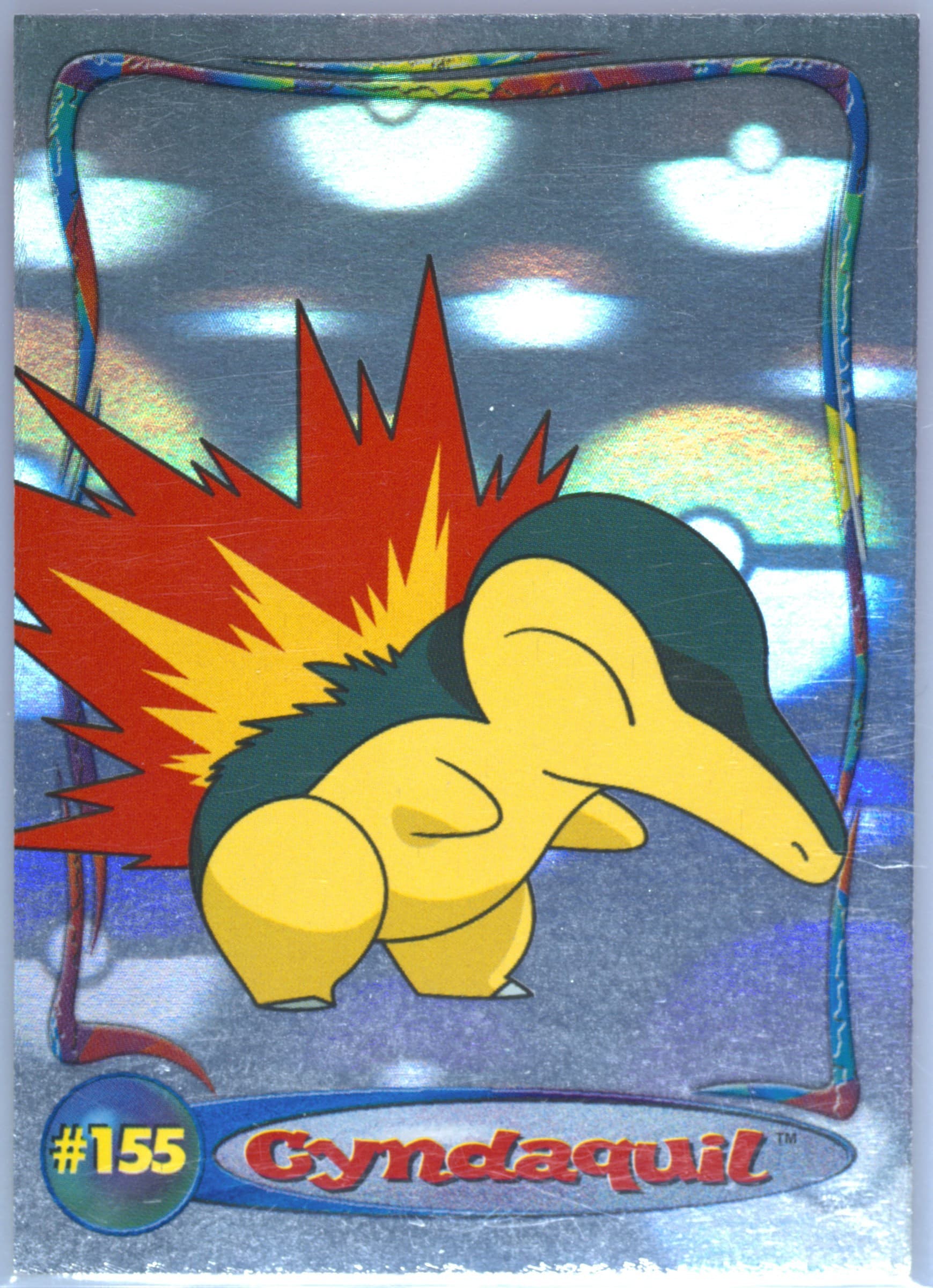 Cyndaquil (2) 2001 Topps Pokemon Johto Series 1 Hologram Cards