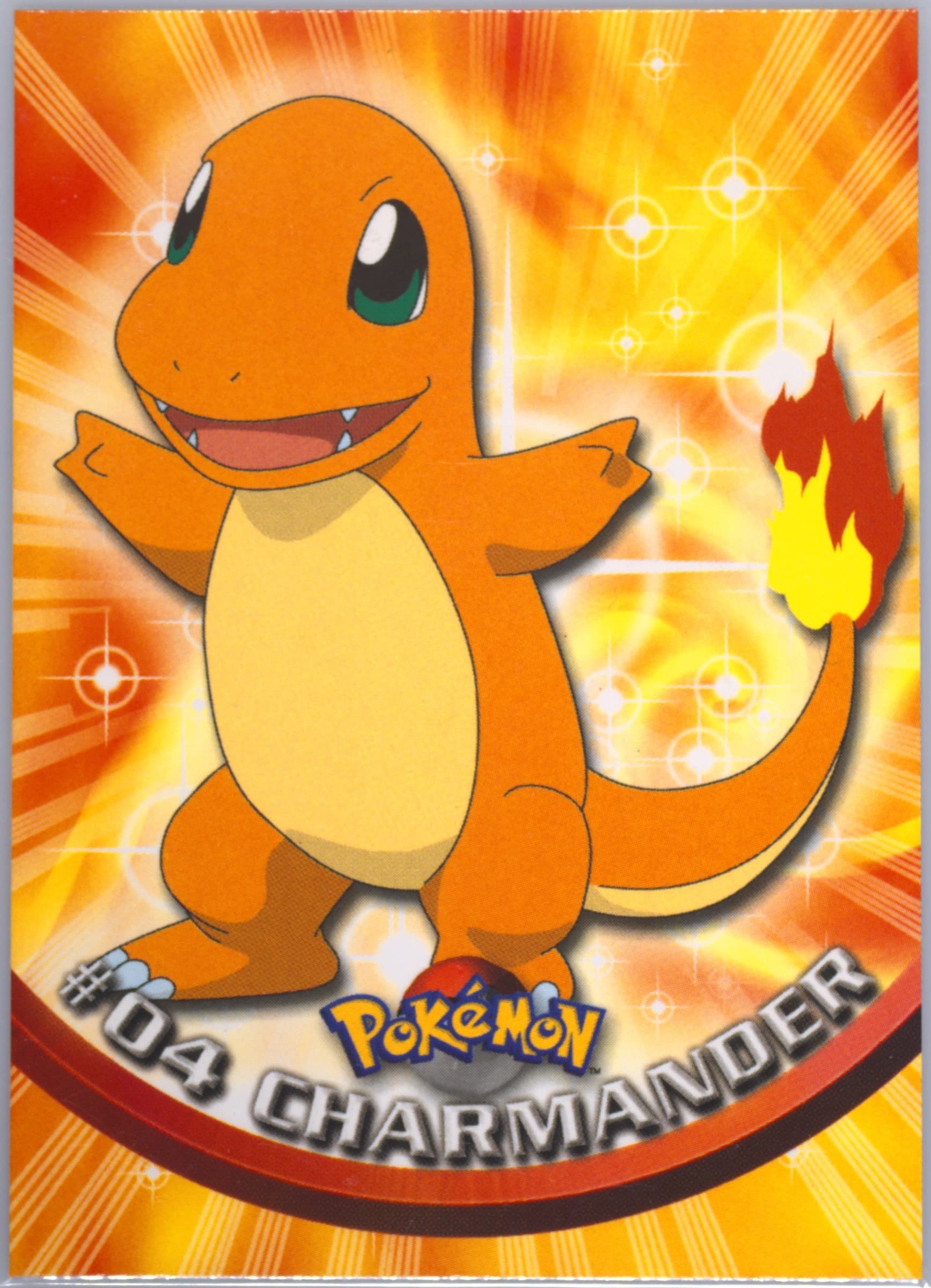Charmander Italian (4) 1999 Topps Pokemon TV