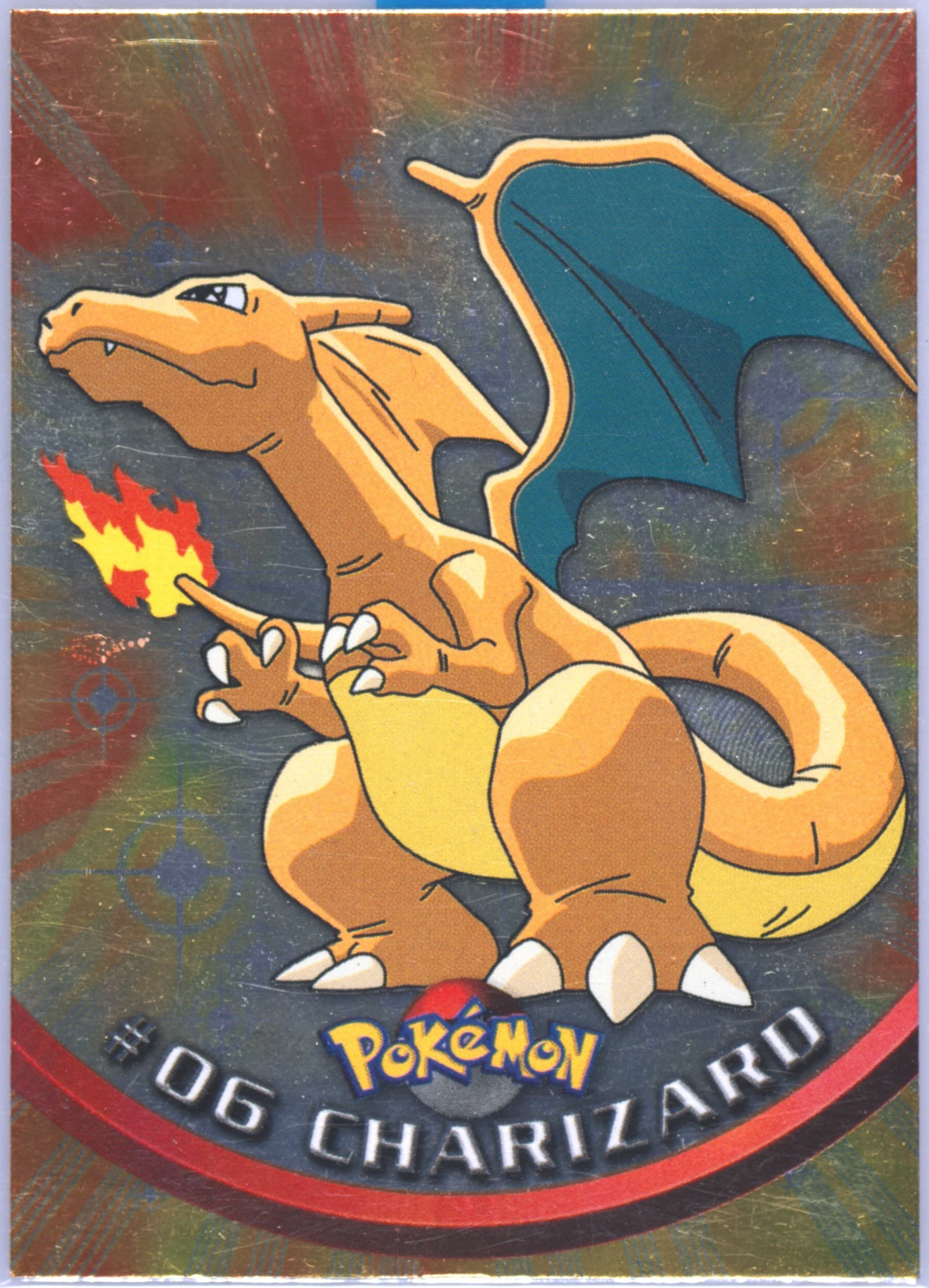 Charizard Foil-United Kingdom (6) 1999 Topps Pokemon TV