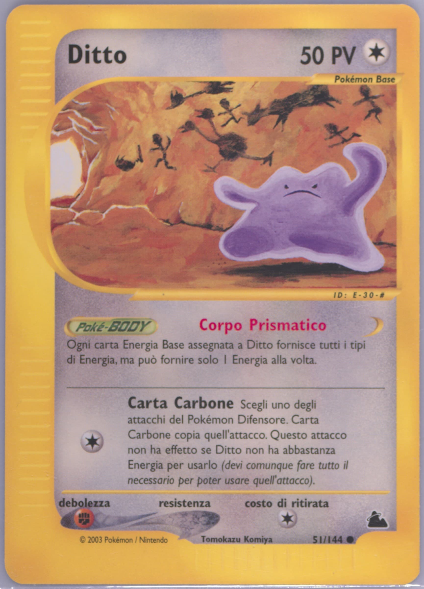 Ditto Italian (51) 2003 Pokemon Skyridge