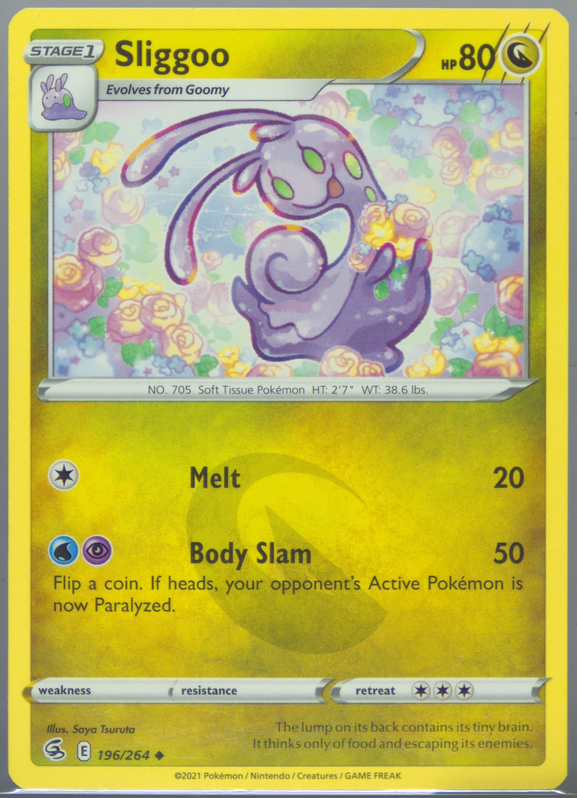 Sliggoo (196) 2021 Pokemon Sword & Shield Fusion Strike